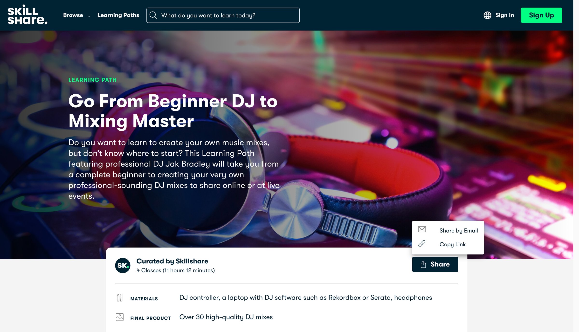 Go From Beginner DJ to Mixing Master | Skillshare from Skillshare