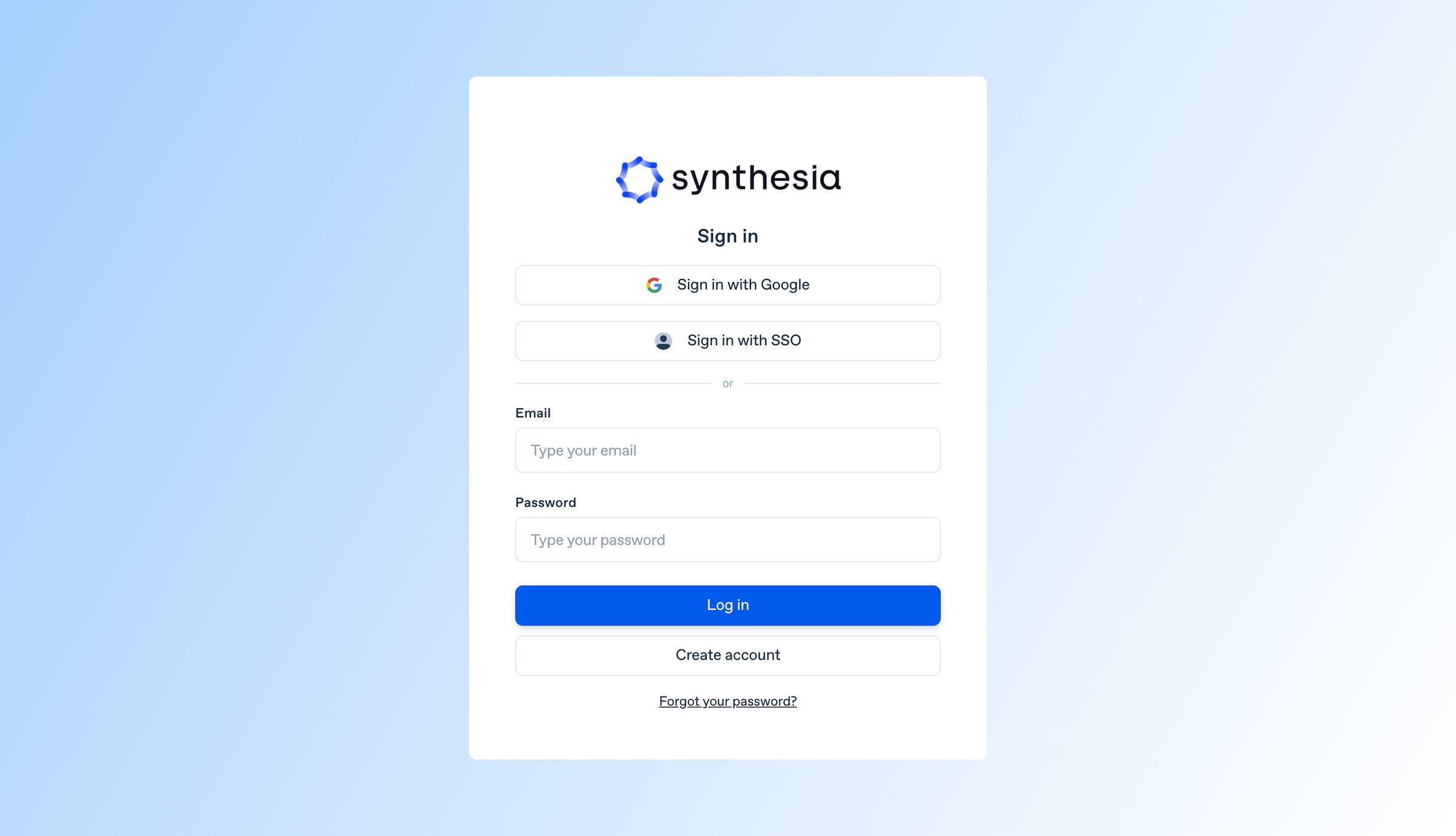 Synthesia - Synthesia STUDIO screen