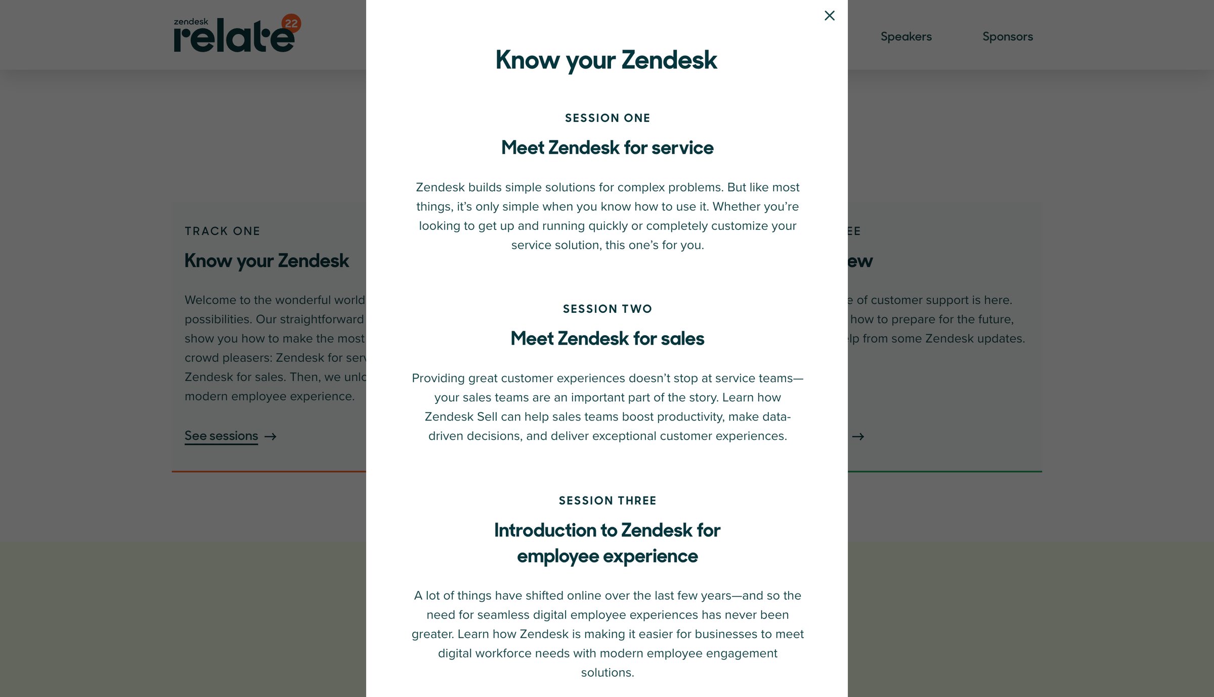 Zendesk - Zendesk Relate 2022 | On Demand screen