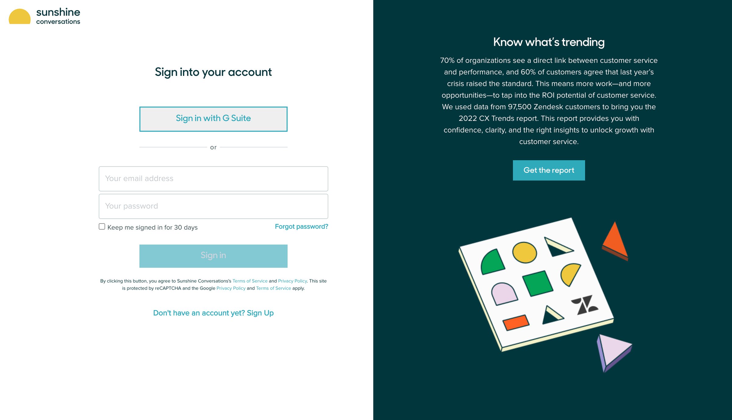 Zendesk - Sunshine Conversations screen