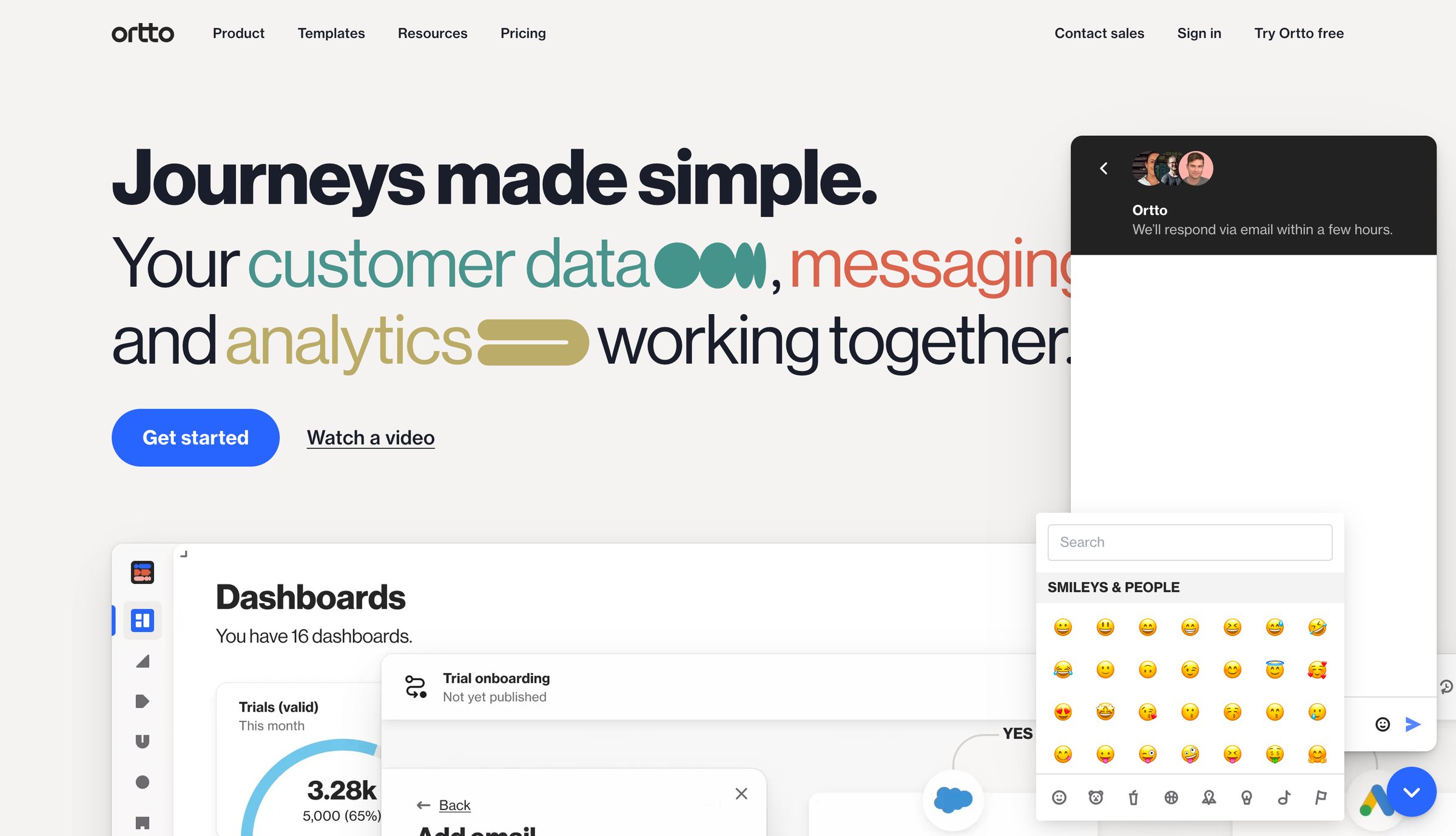 Ortto - Ortto Customer Data, Messaging | Analytics Working Together screen