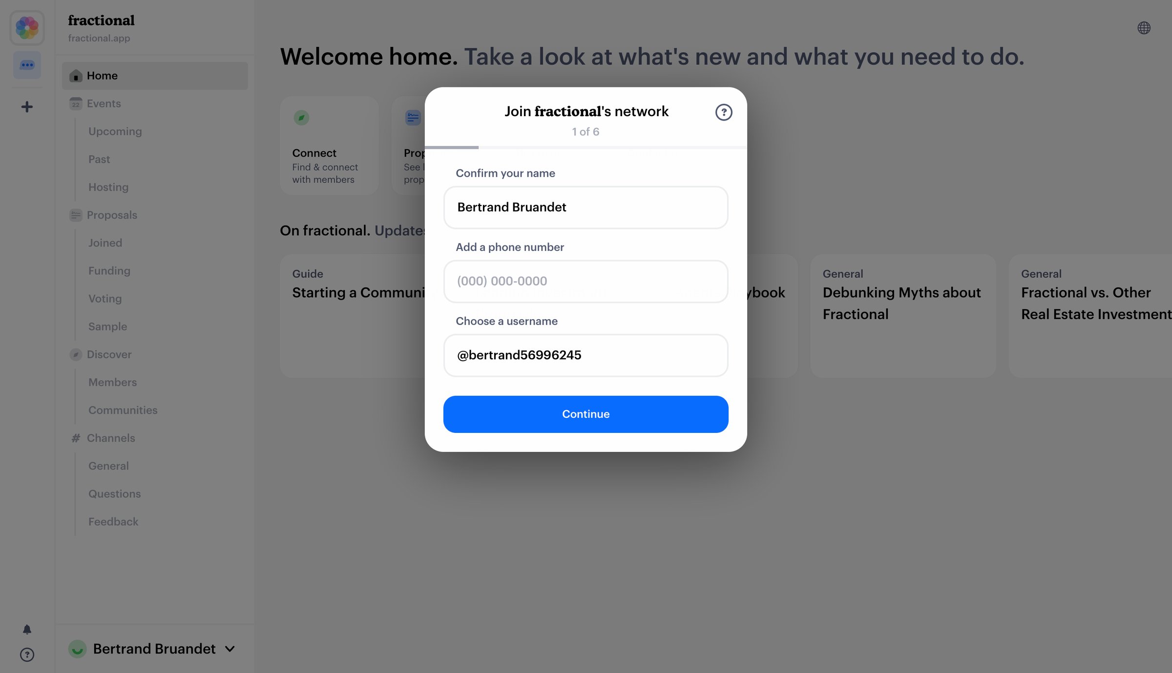 Fractional - Fractional ownership of investment properties screen