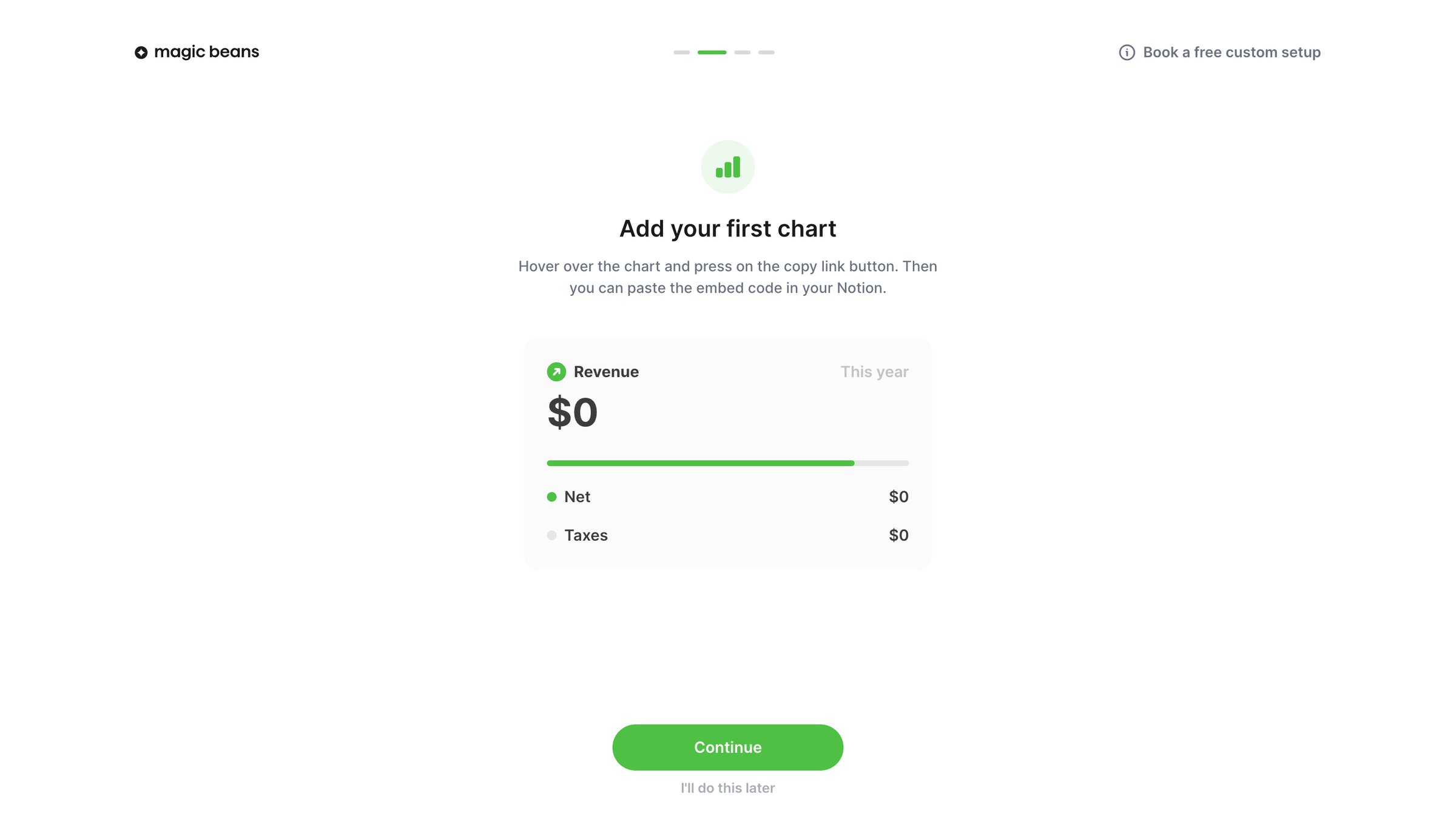Magic Beans - Onboarding - Magic Beans screen