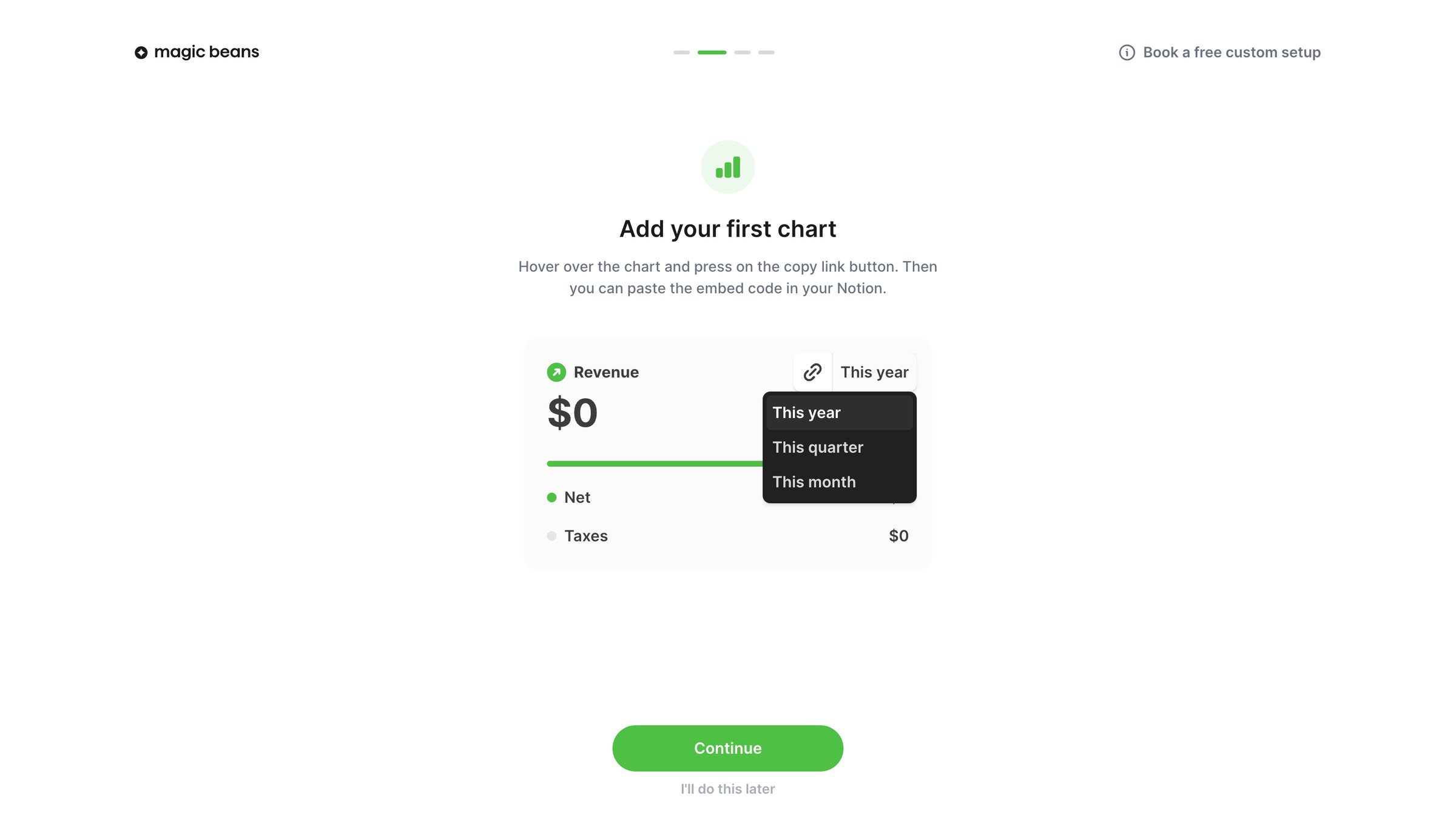 Magic Beans - Onboarding - Magic Beans screen