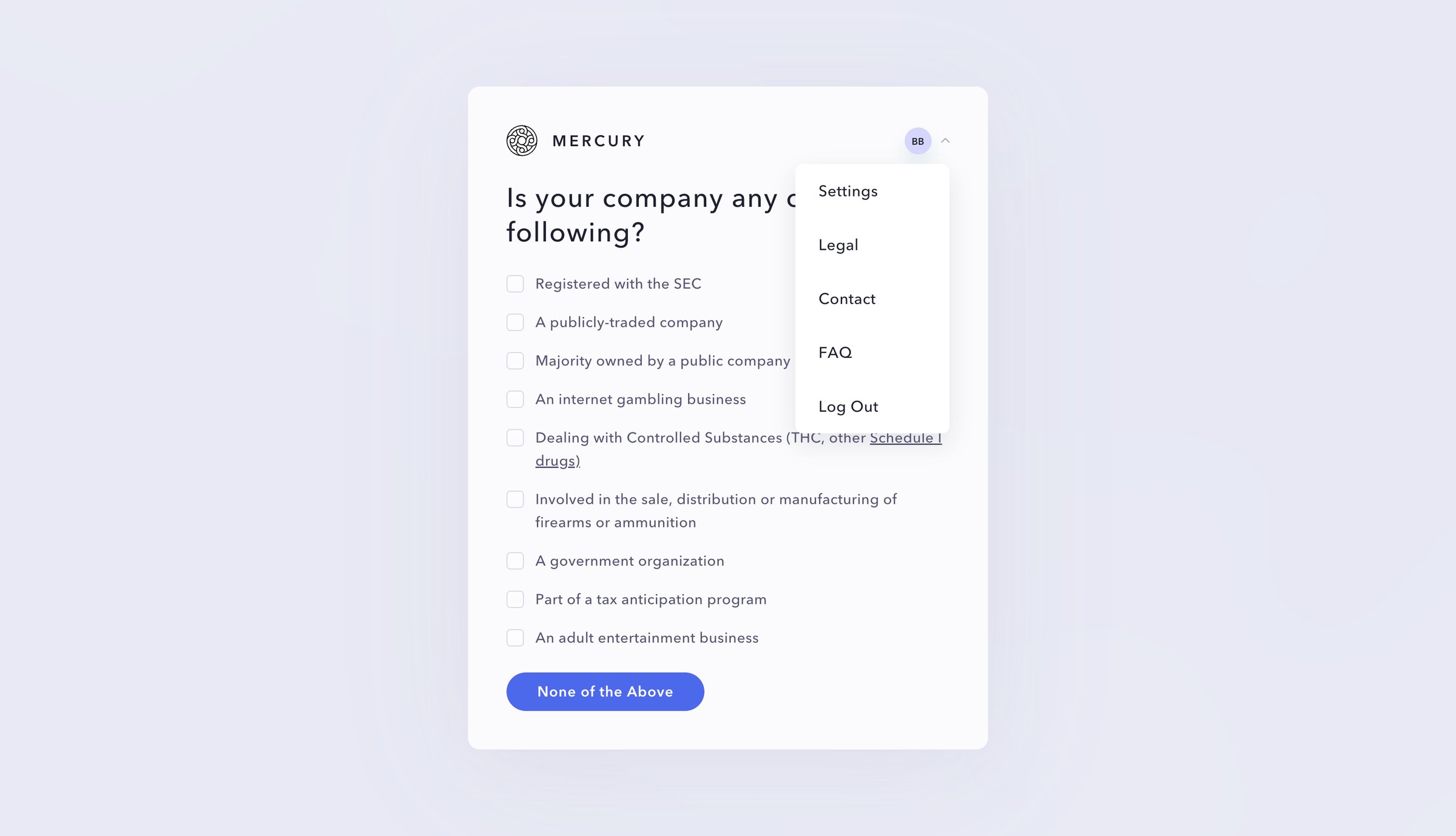 Mercury - Mercury | Banking for startups screen