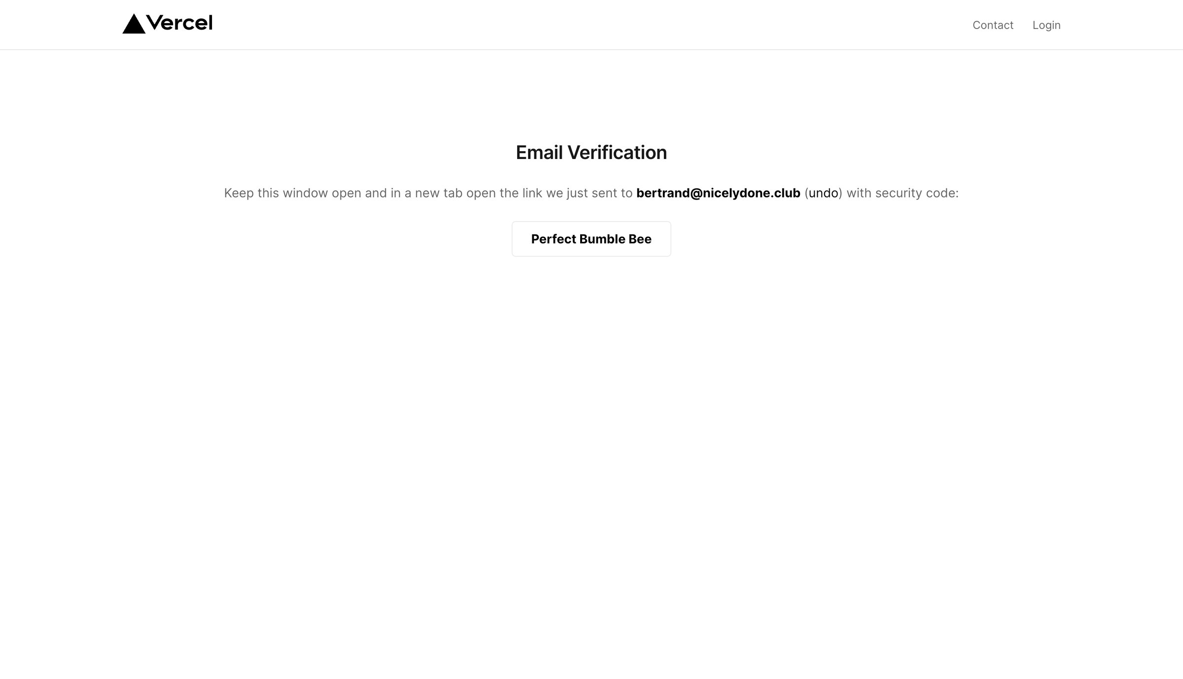 Vercel - Sign Up – Vercel screen