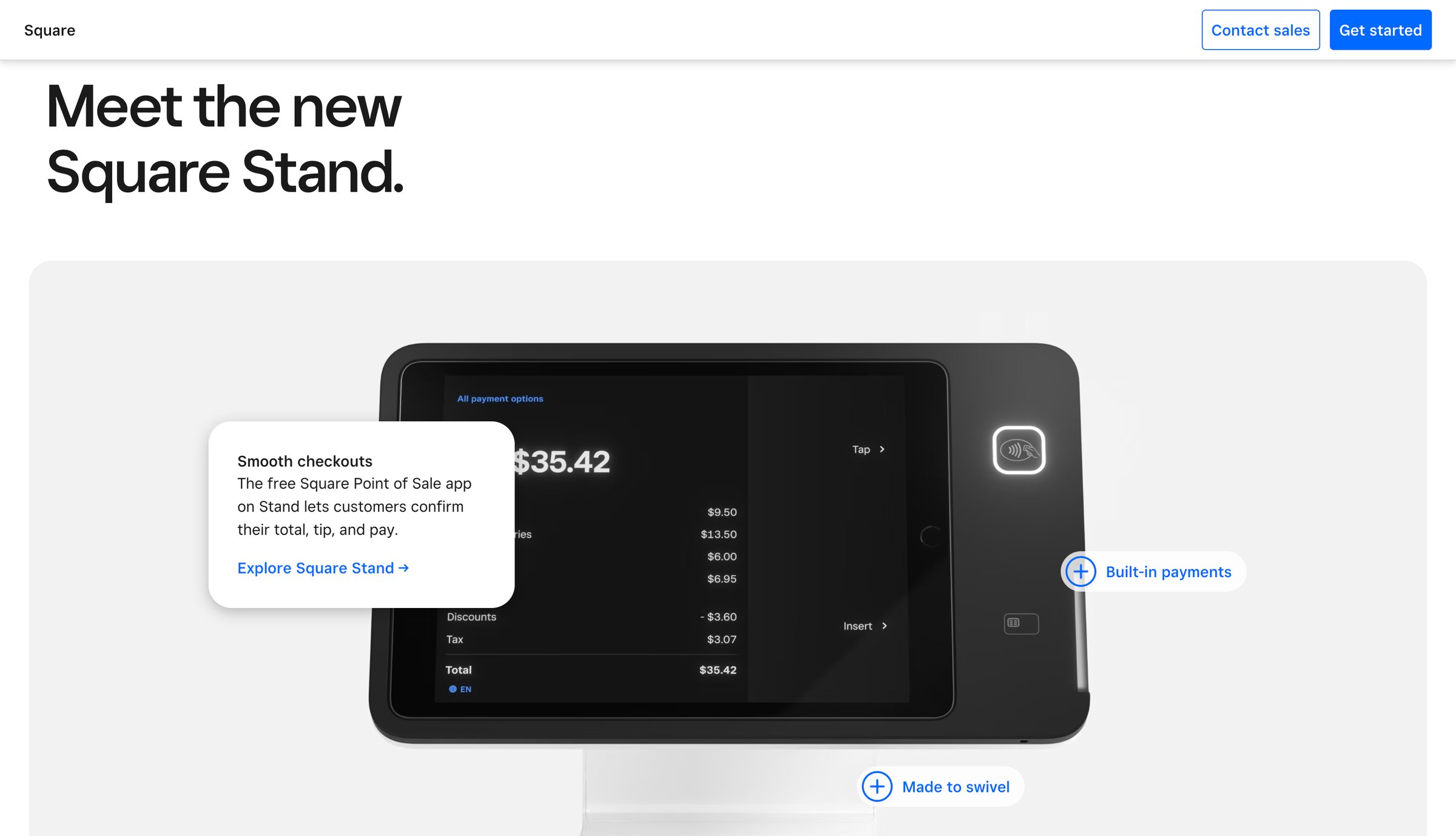 Square - Square | Solutions For Your Small, Medium Large Business screen