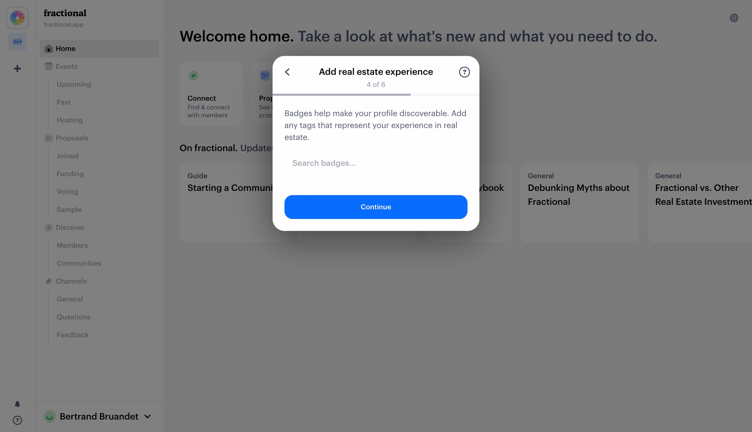 Fractional - Fractional ownership of investment properties screen
