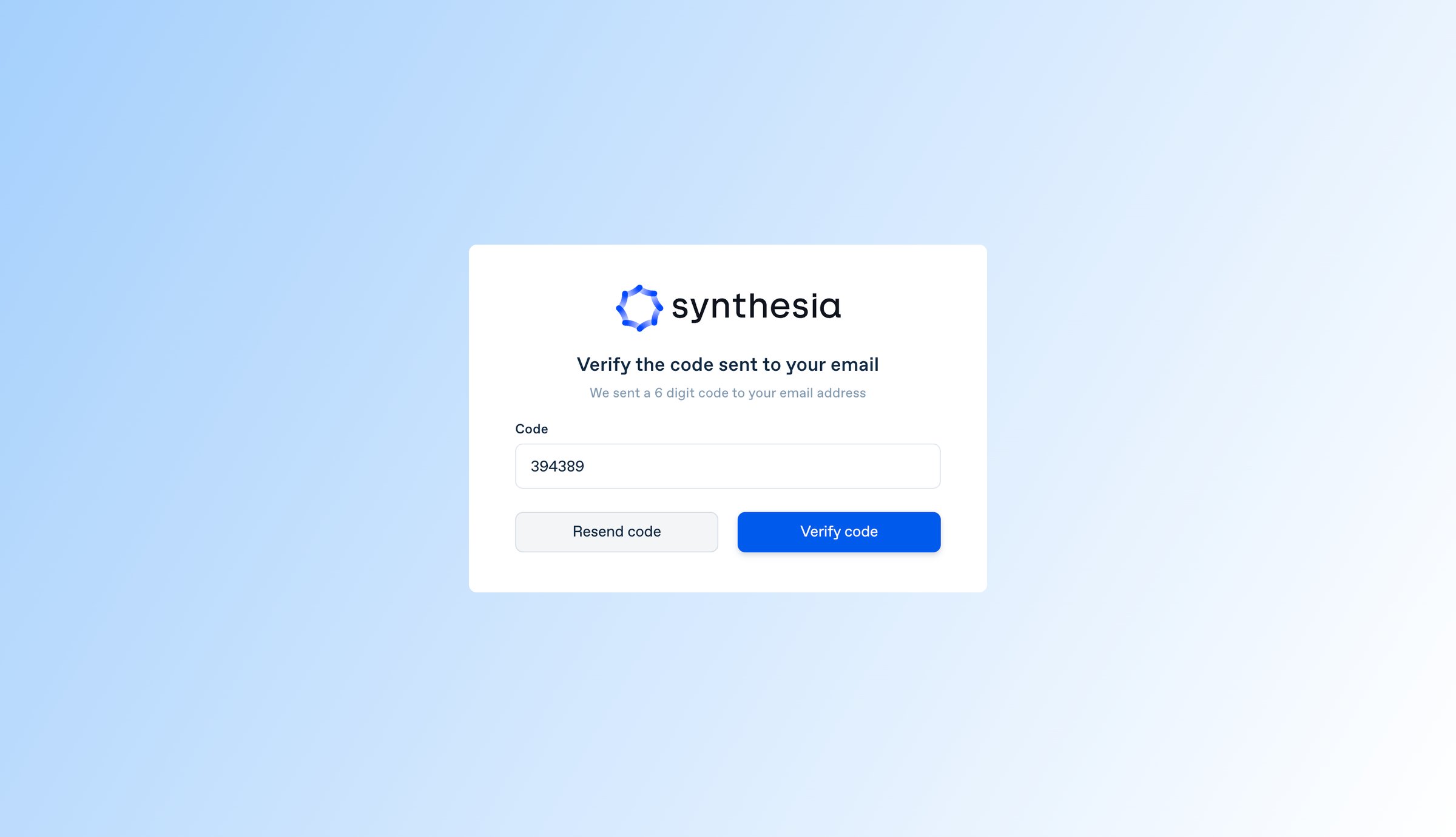 Synthesia - Synthesia STUDIO screen