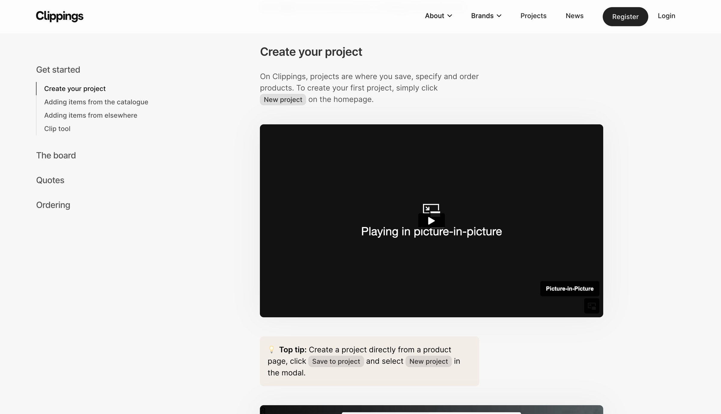 Clippings - Clippings – Discover The Procurement Platform screen