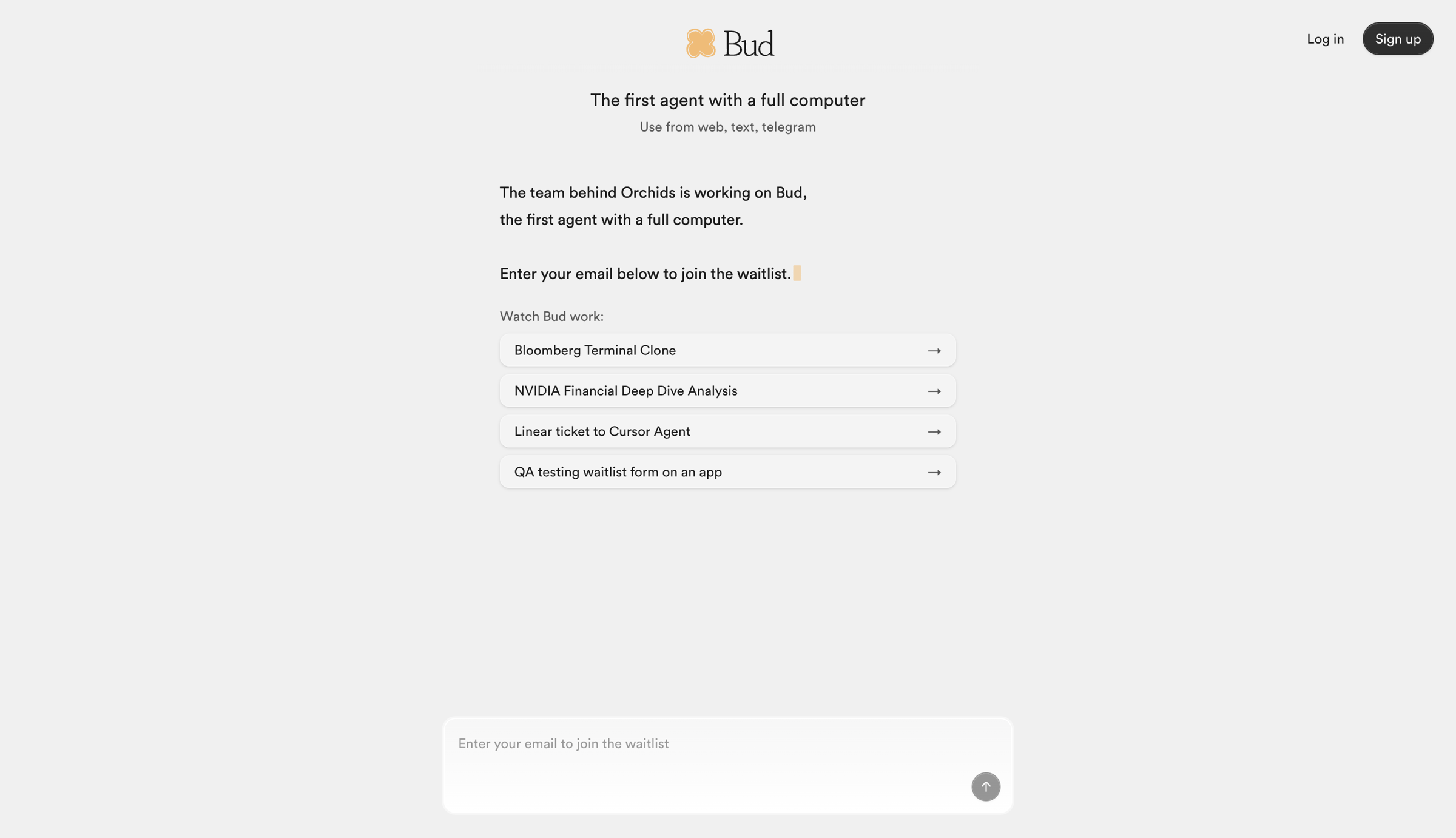 Bud - Bud | Your AI Worker screen