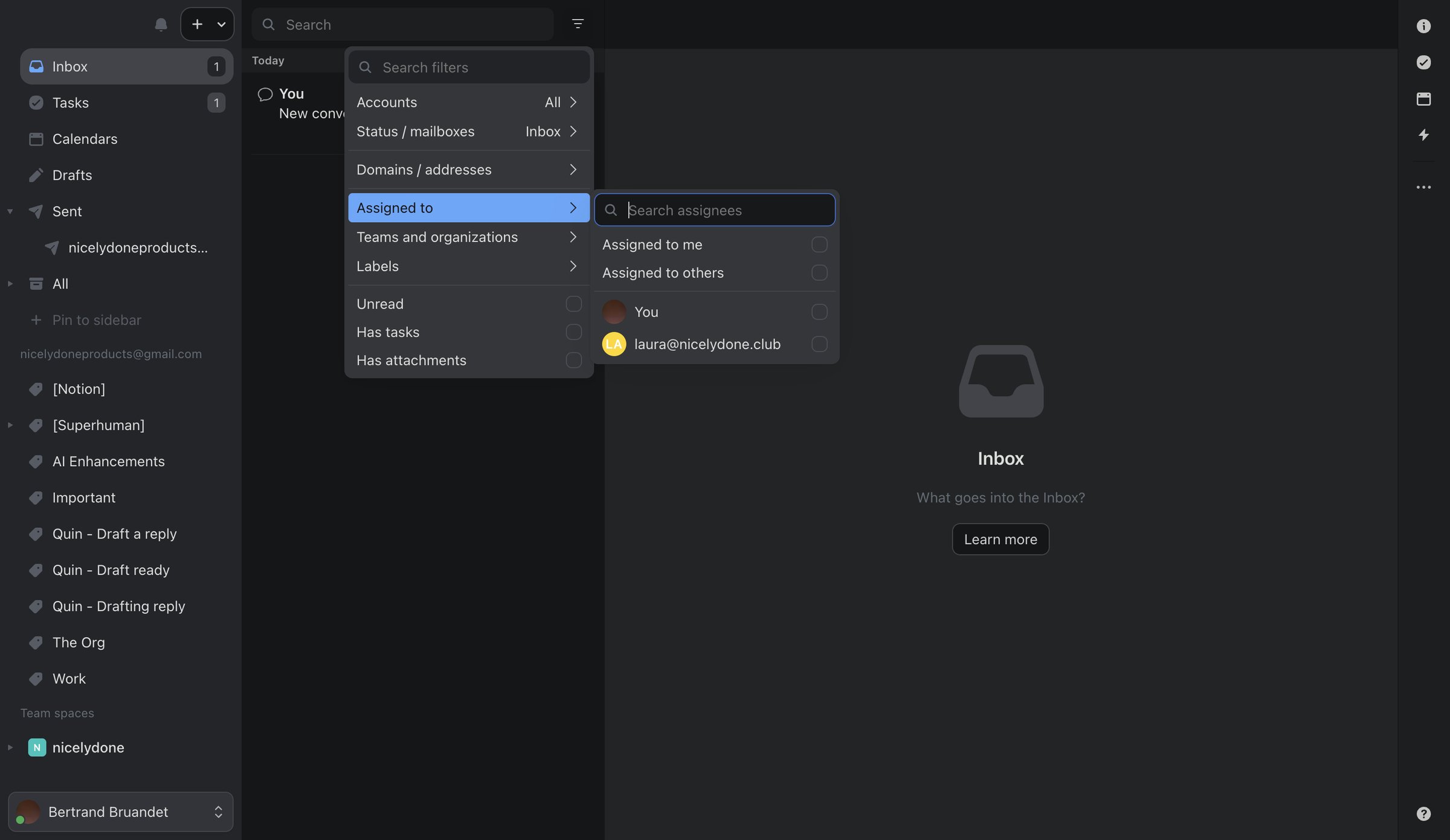 Missive - (10) Inbox screen