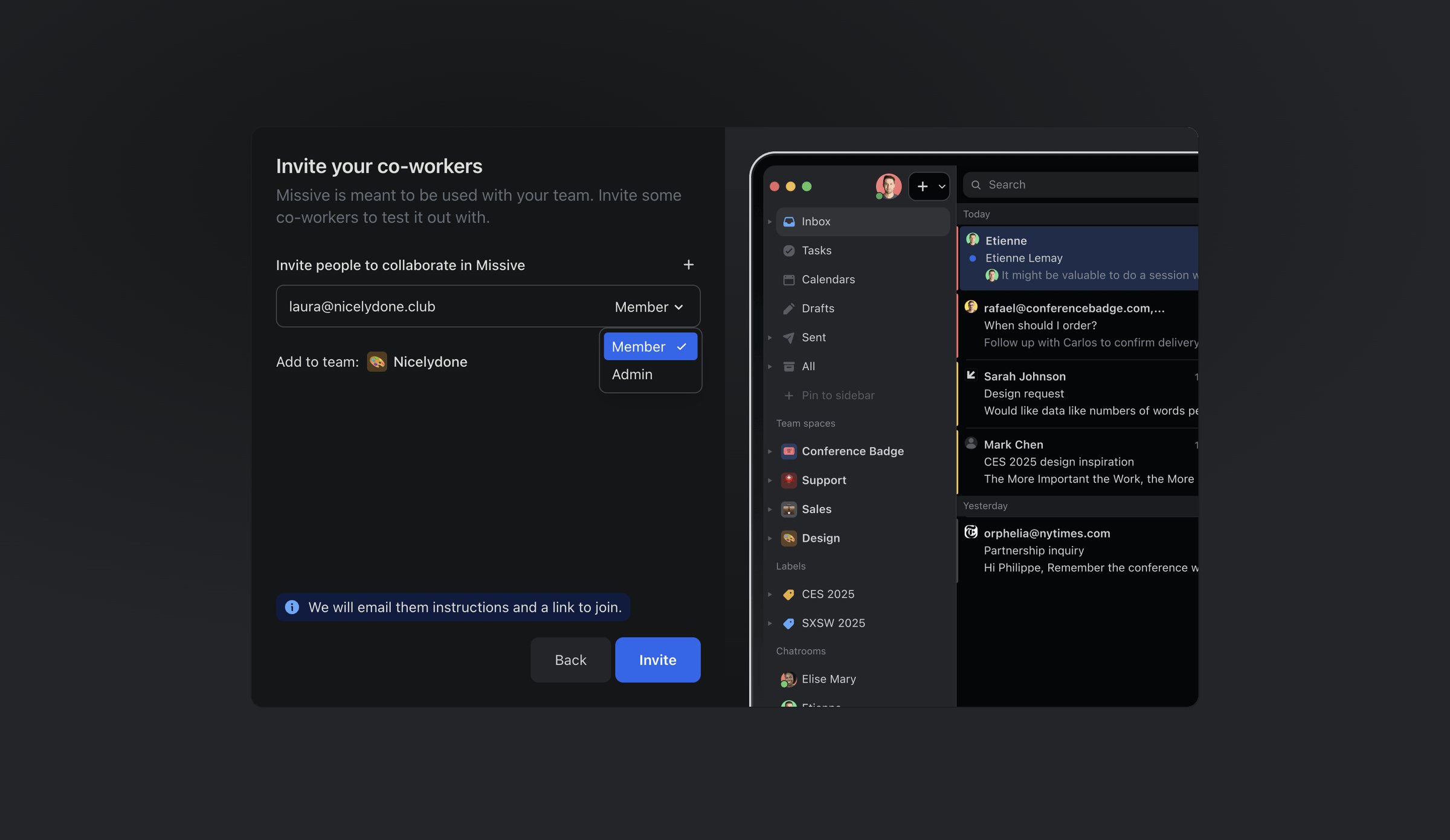 Missive - (10) Inbox screen