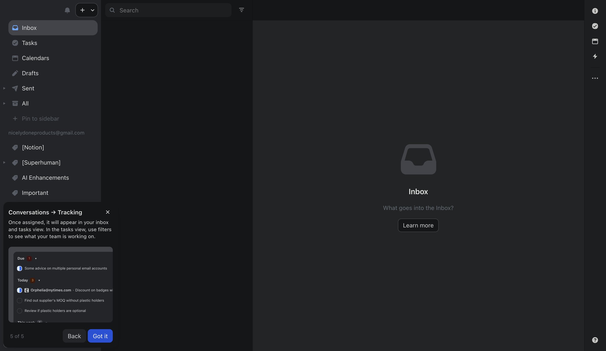 Missive - (10) Inbox screen