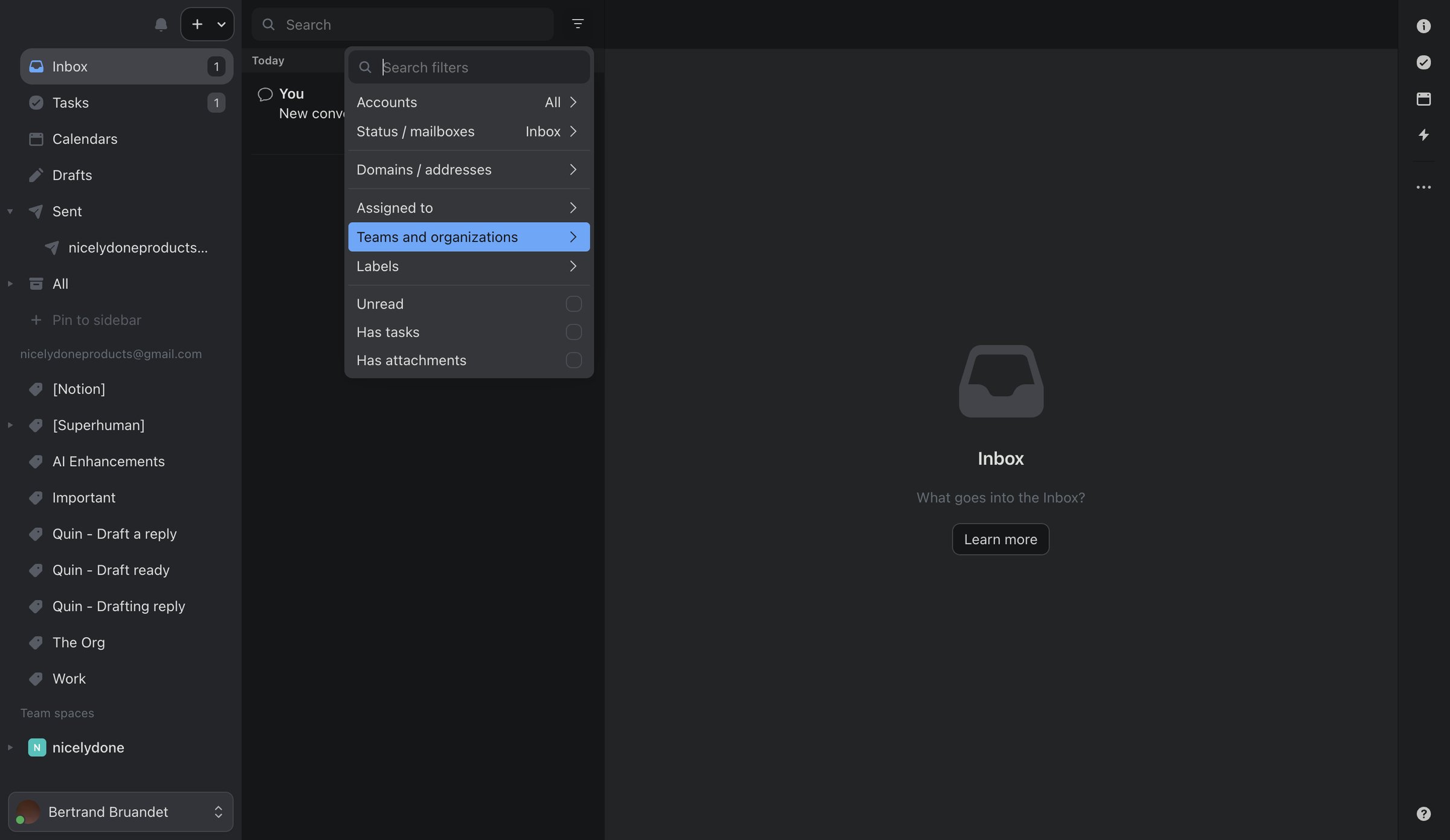 Missive - (10) Inbox screen