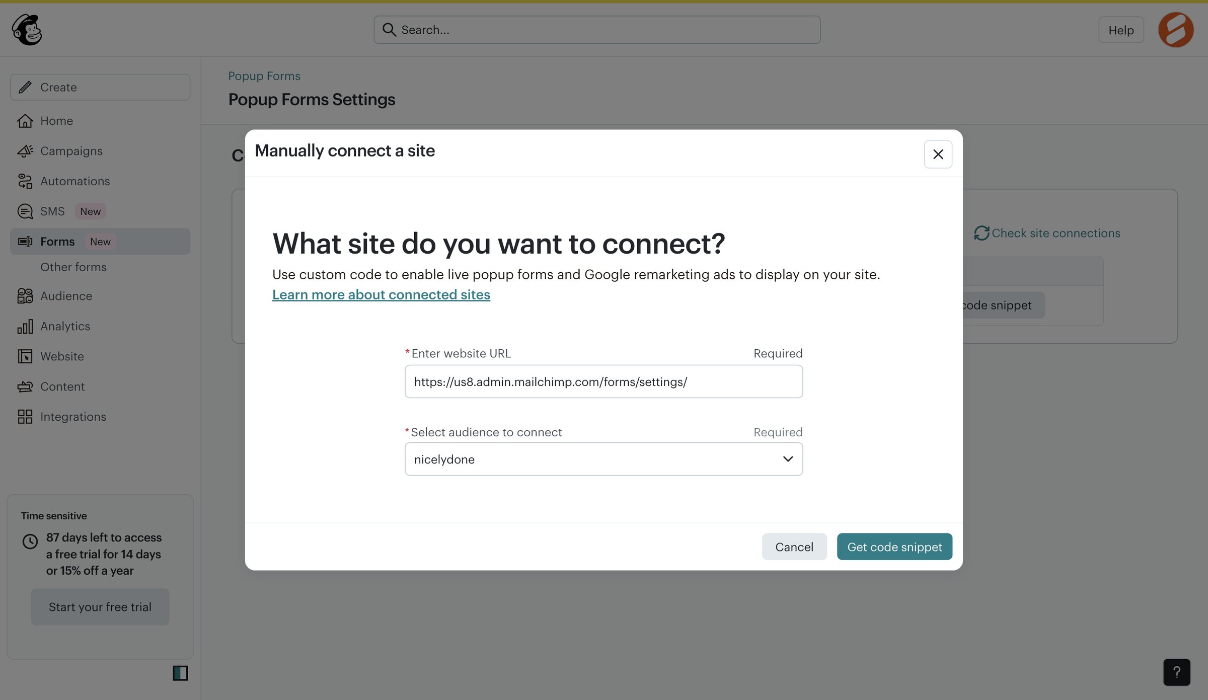 Mailchimp - Loading Page... | Mailchimp screen