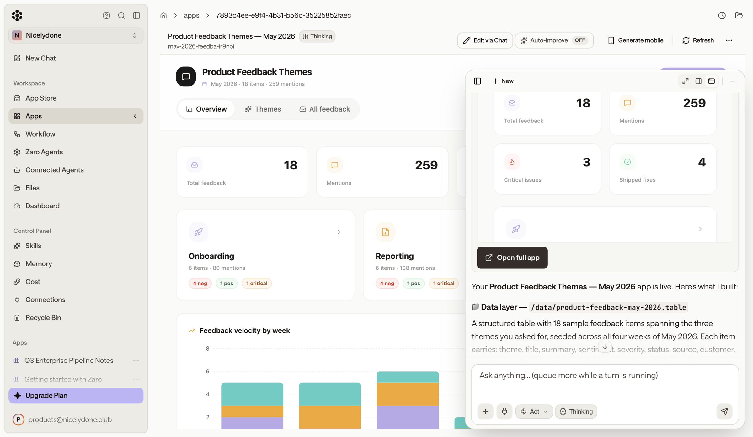 Zaro - Zaro - The Context Layer for Enterprise AI screen