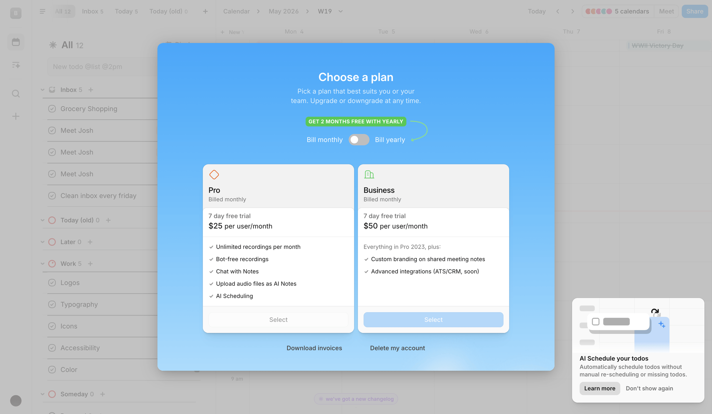 Amie screen