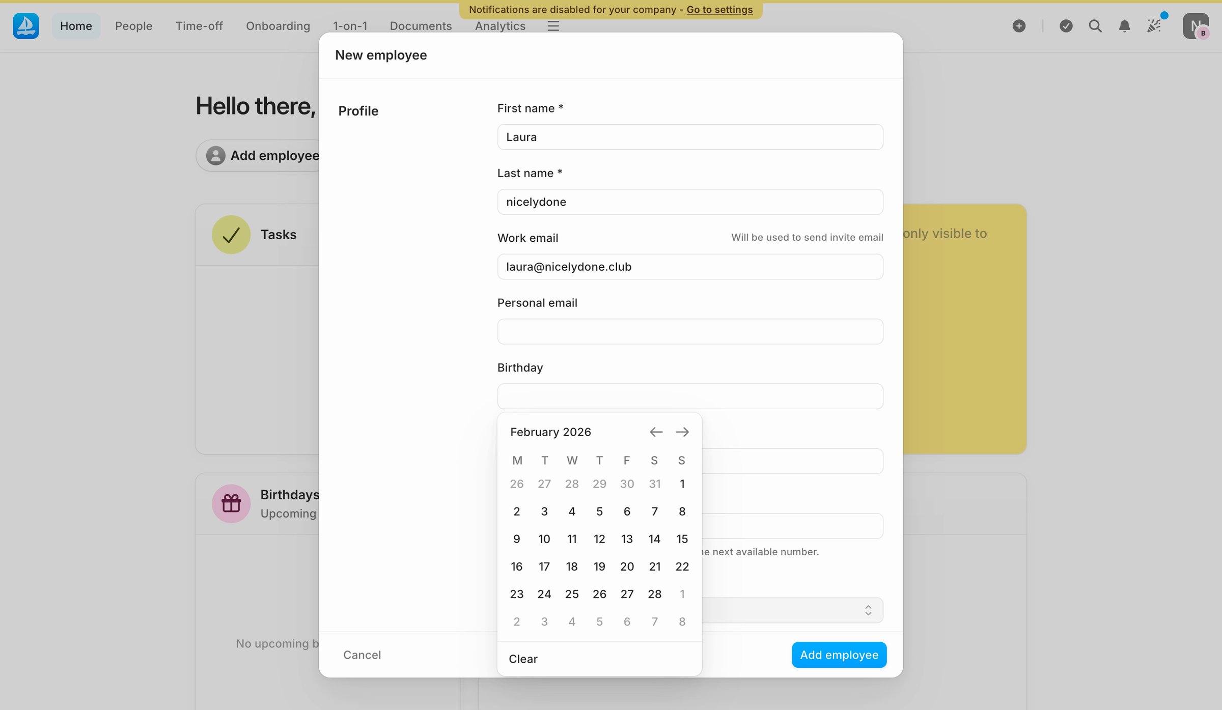 Aboard - Dashboard | Aboard screen