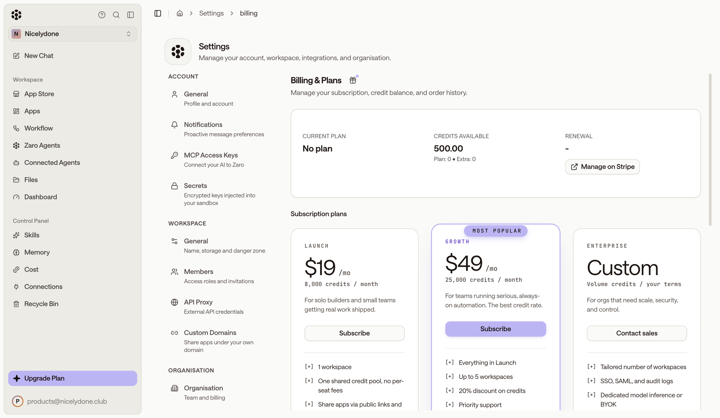 Zaro - Zaro - The Context Layer for Enterprise AI screen
