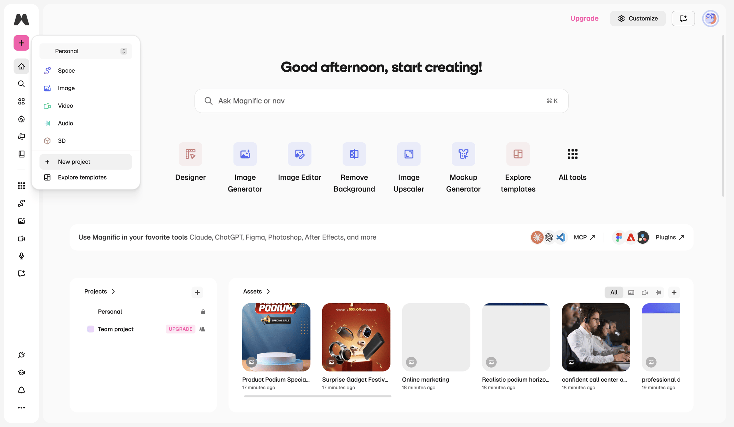 Magnific - Magnific | All-in-One AI Creative Suite screen
