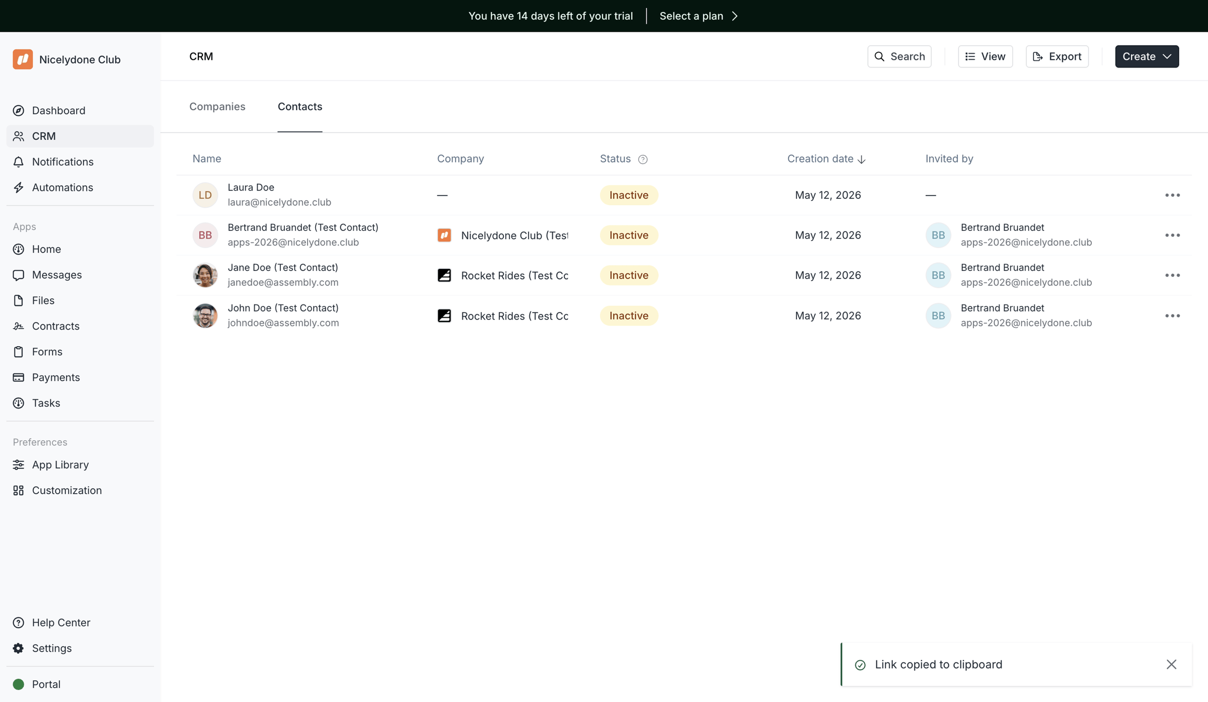 Assembly AI App Builder - Assembly Dashboard – Nicelydone Club screen