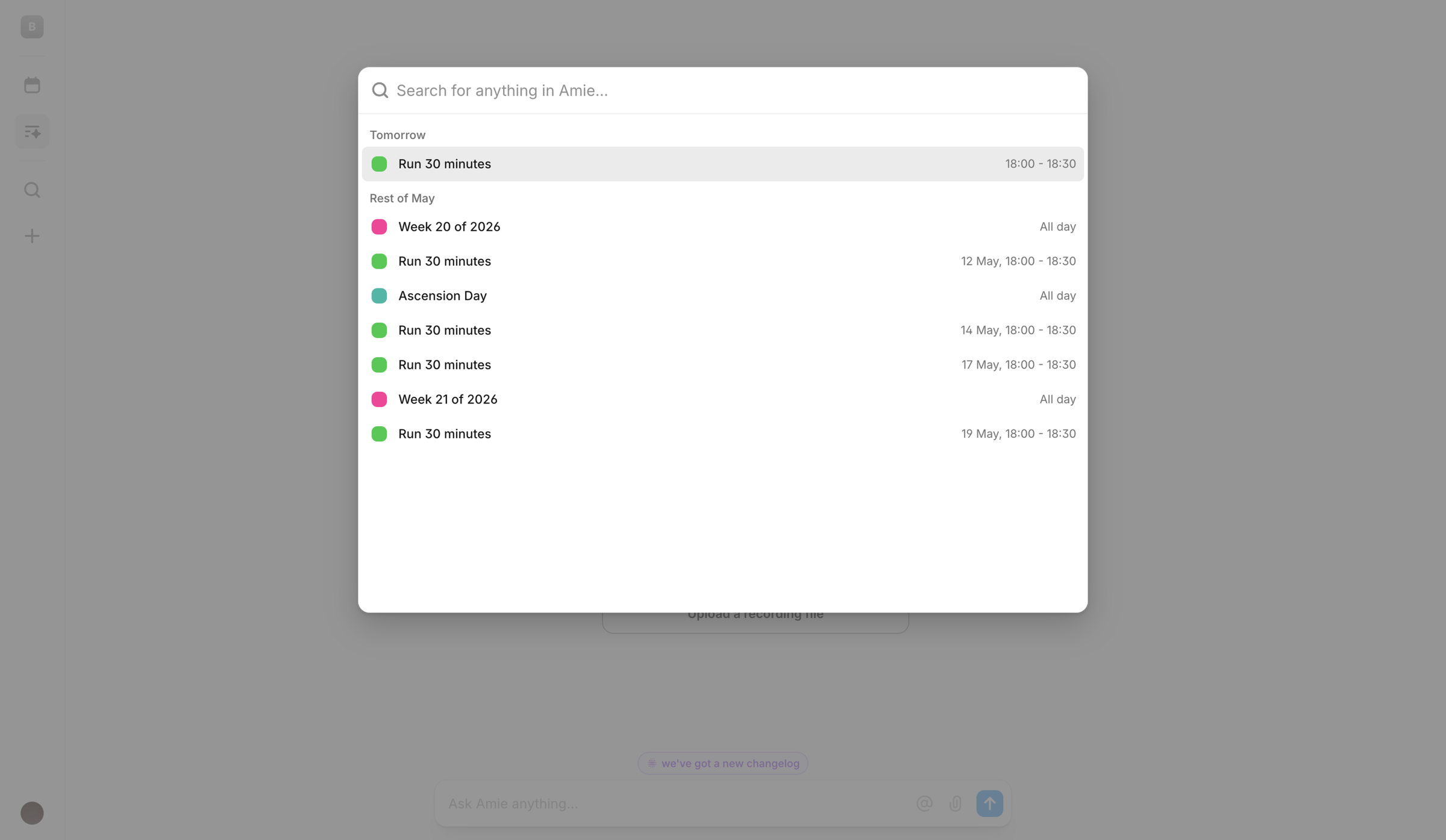 Amie screen