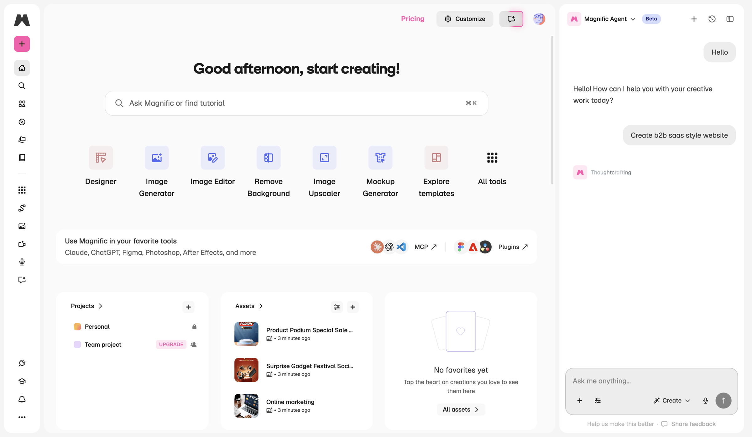 Magnific - Magnific | All-in-One AI Creative Suite screen