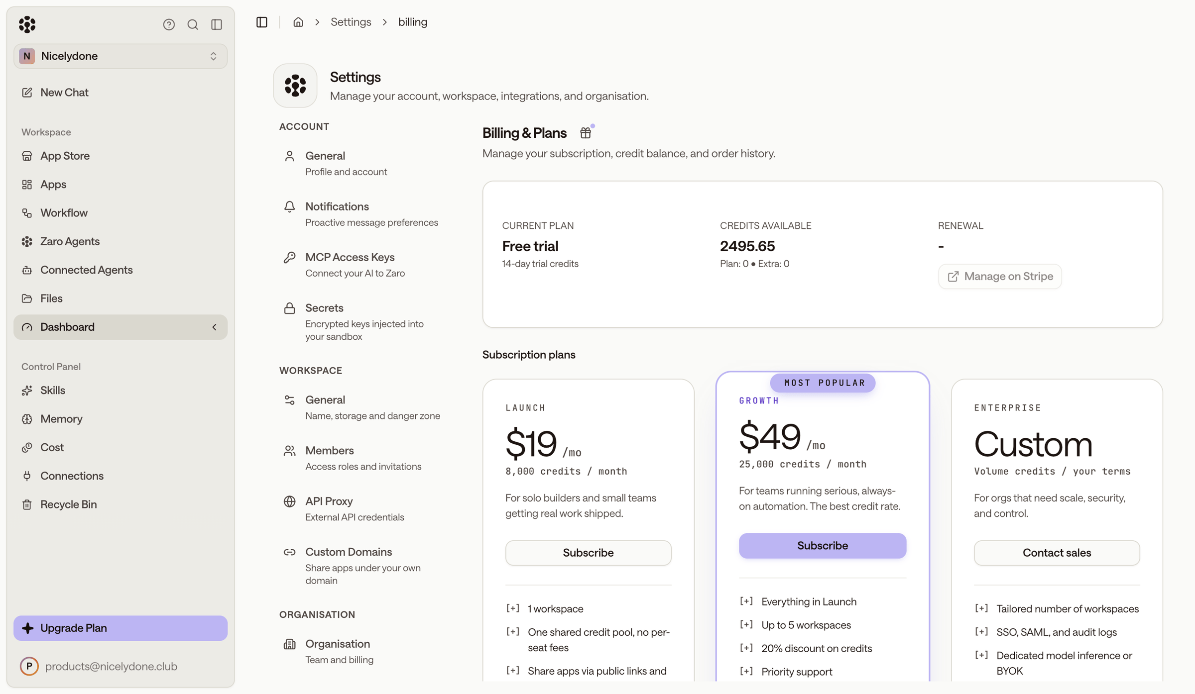 Zaro - Zaro - The Context Layer for Enterprise AI screen