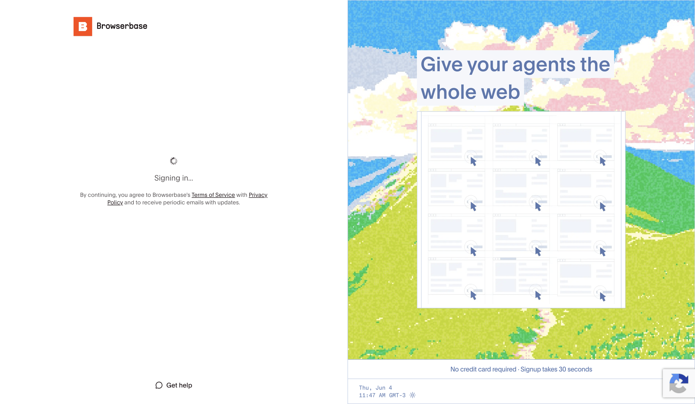 Browserbase - Browserbase - Headless Web Browser API screen