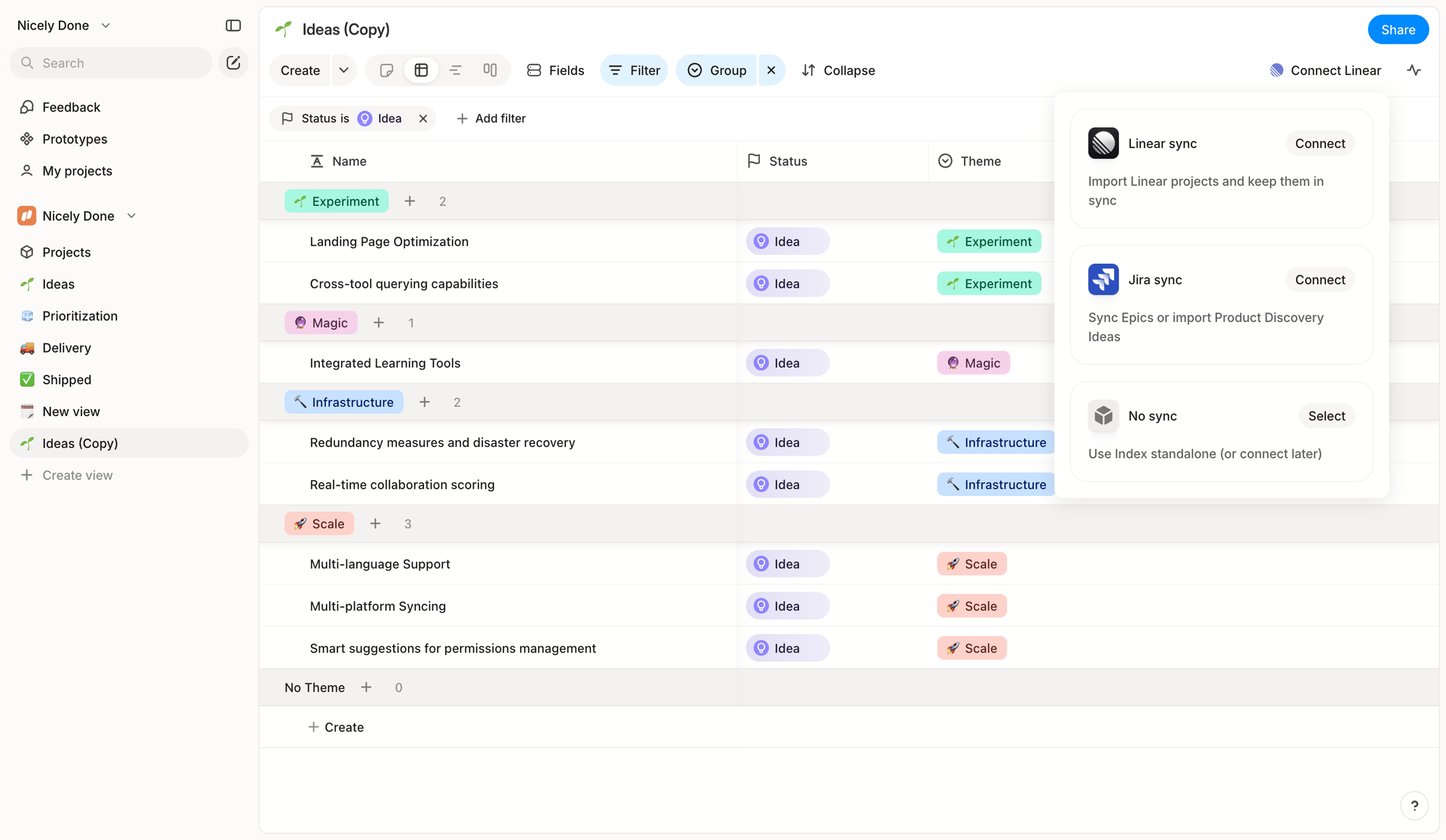 Alloy - Nicely Done » Ideas (Copy) screen