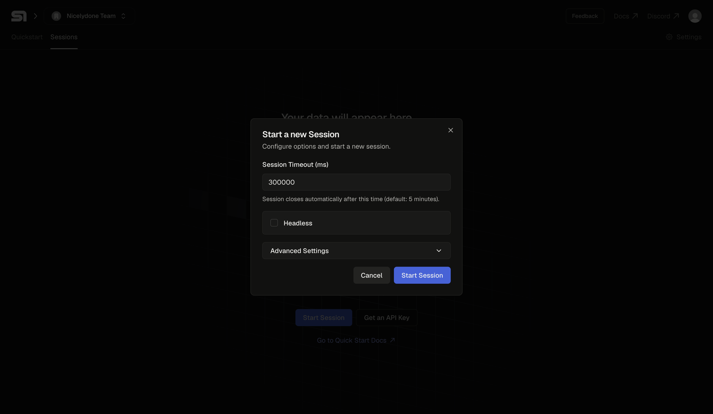 Steel - Steel | Open-source Headless Browser API screen