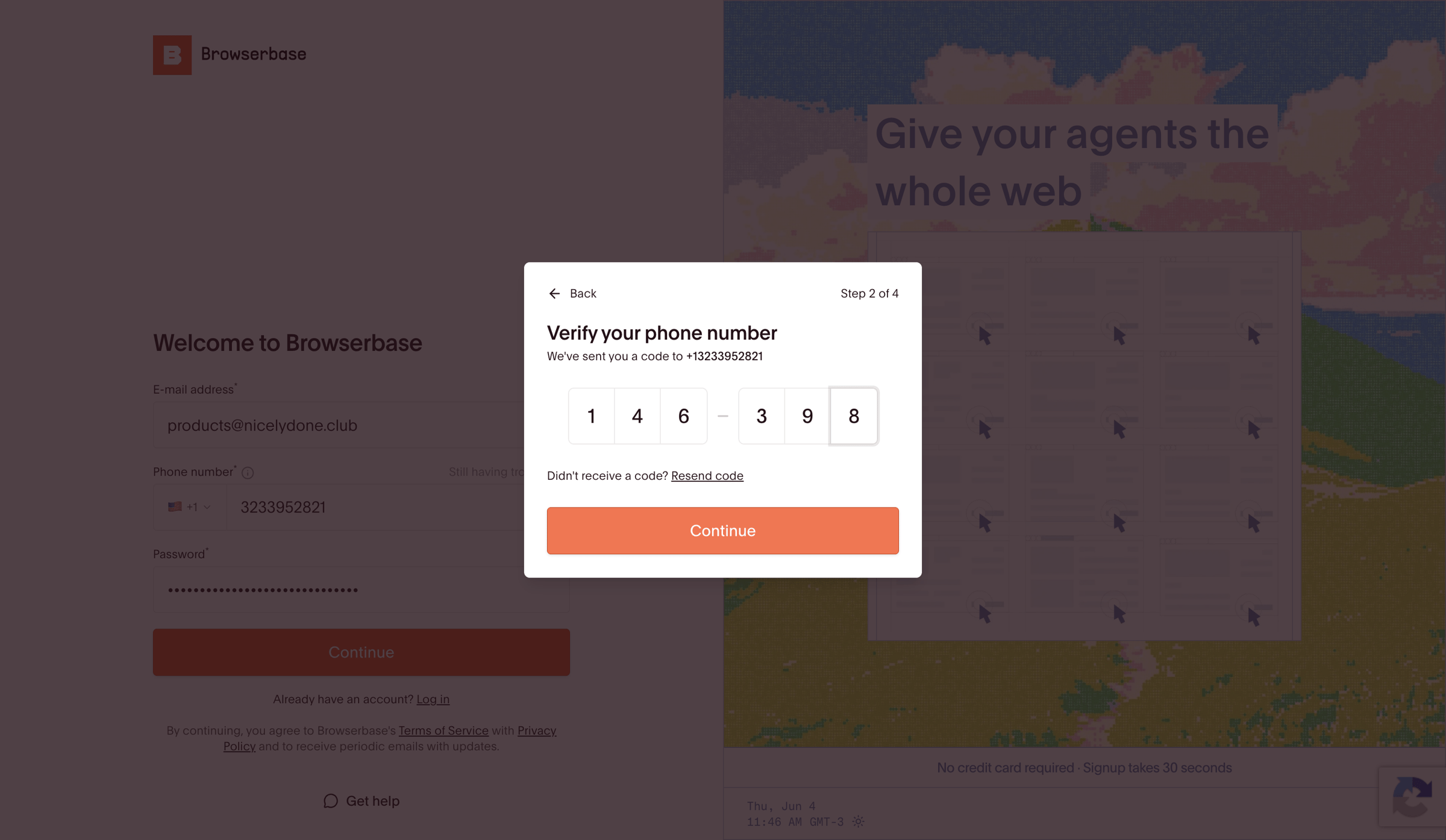 Browserbase - Browserbase - Headless Web Browser API screen