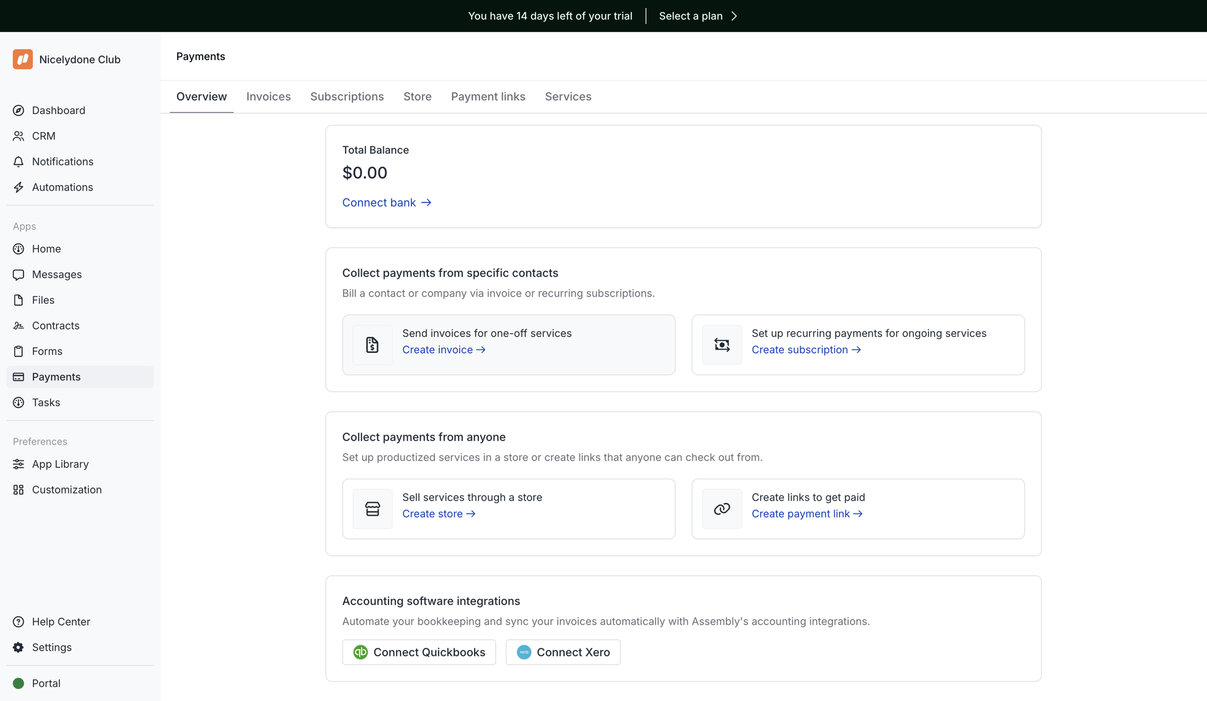 Assembly AI App Builder - Assembly Dashboard – Nicelydone Club screen
