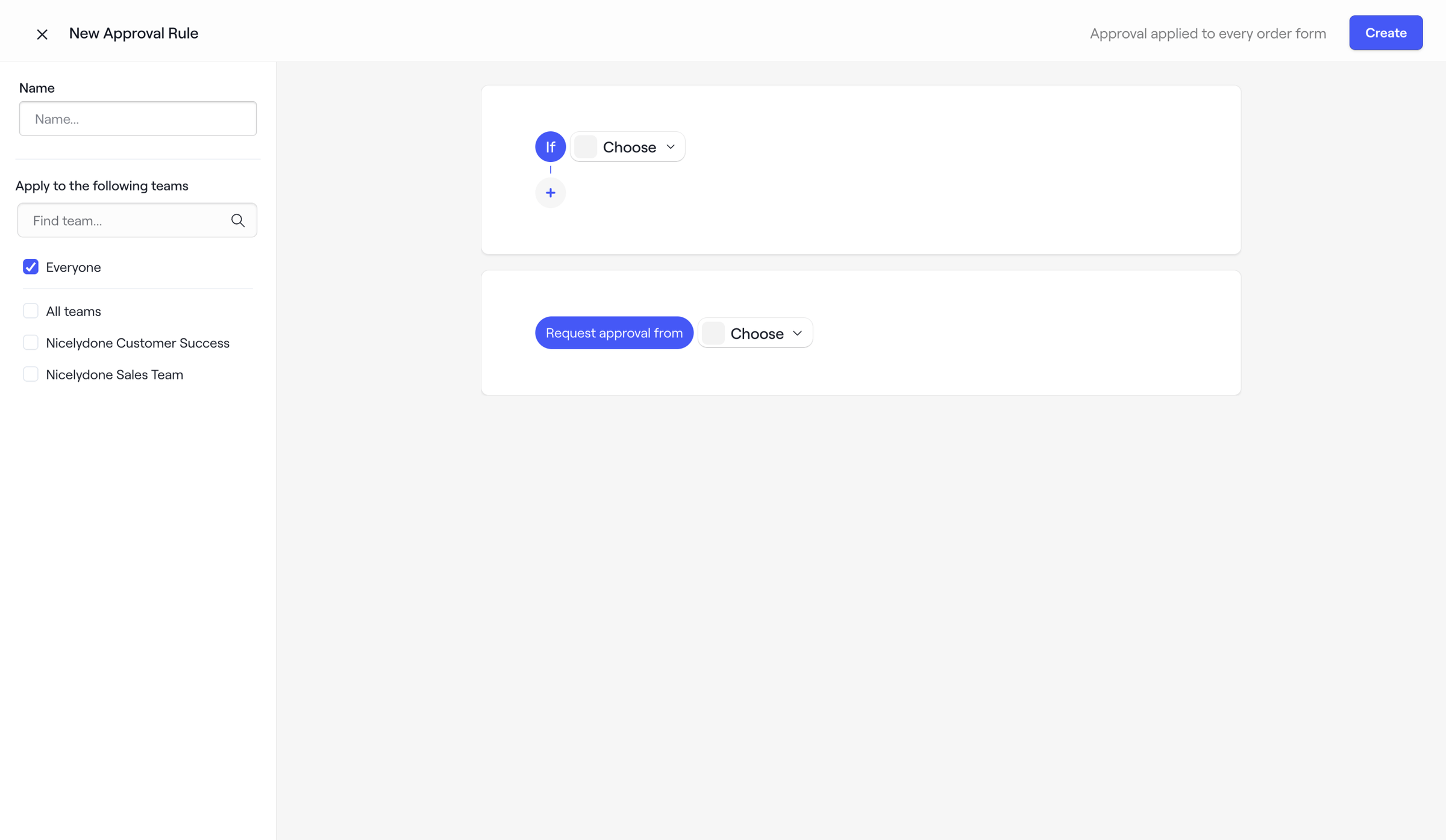 Dock - Approval Rules · Dock · Settings screen