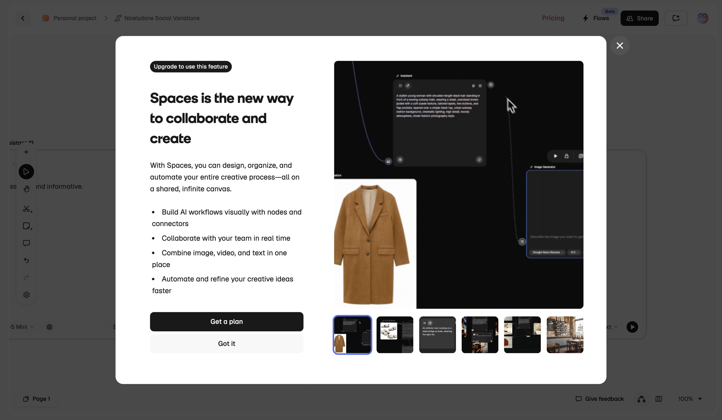 Magnific - Nicelydone Social Variations - Spaces | Magnific AI screen
