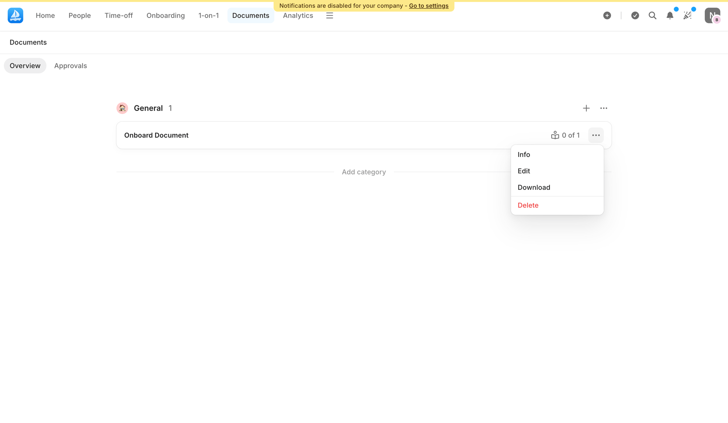 Aboard - Documents | Aboard screen