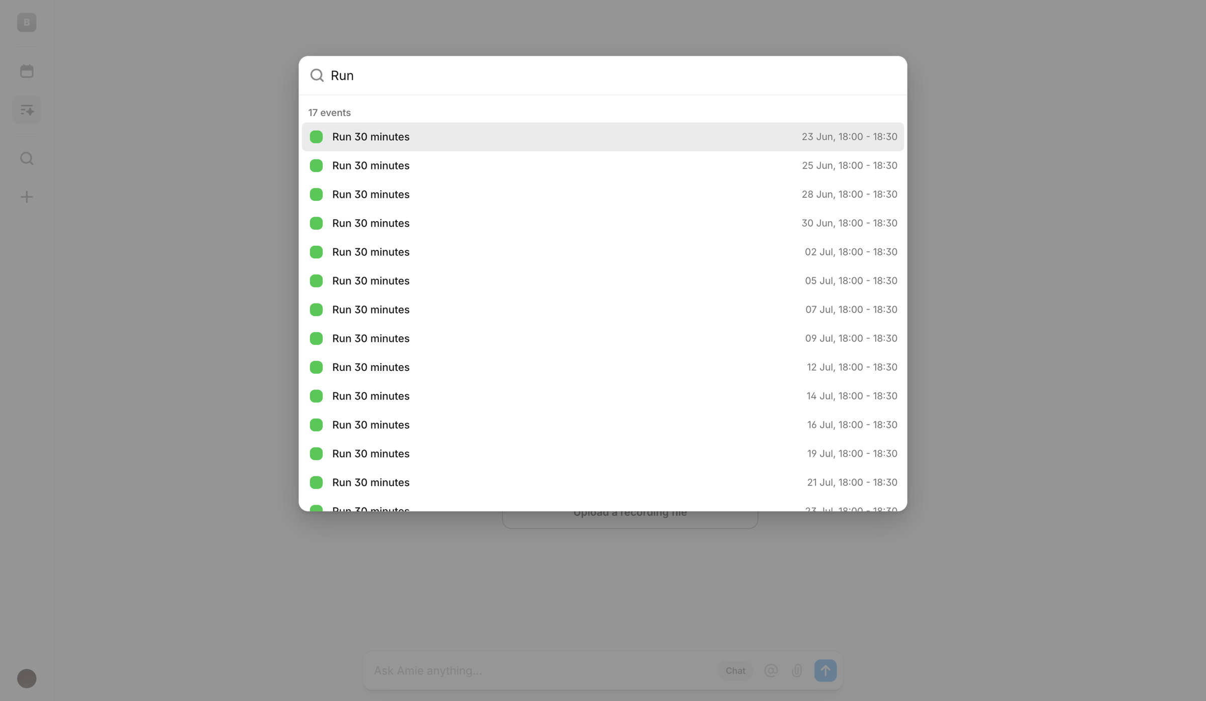 Amie screen