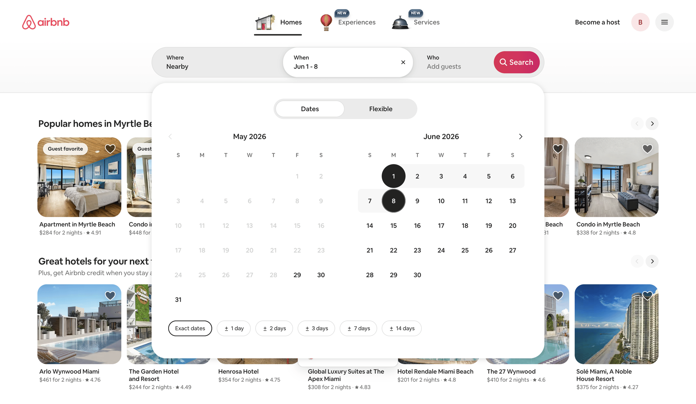Airbnb - Airbnb | Vacation rentals, cabins, beach houses, & more screen