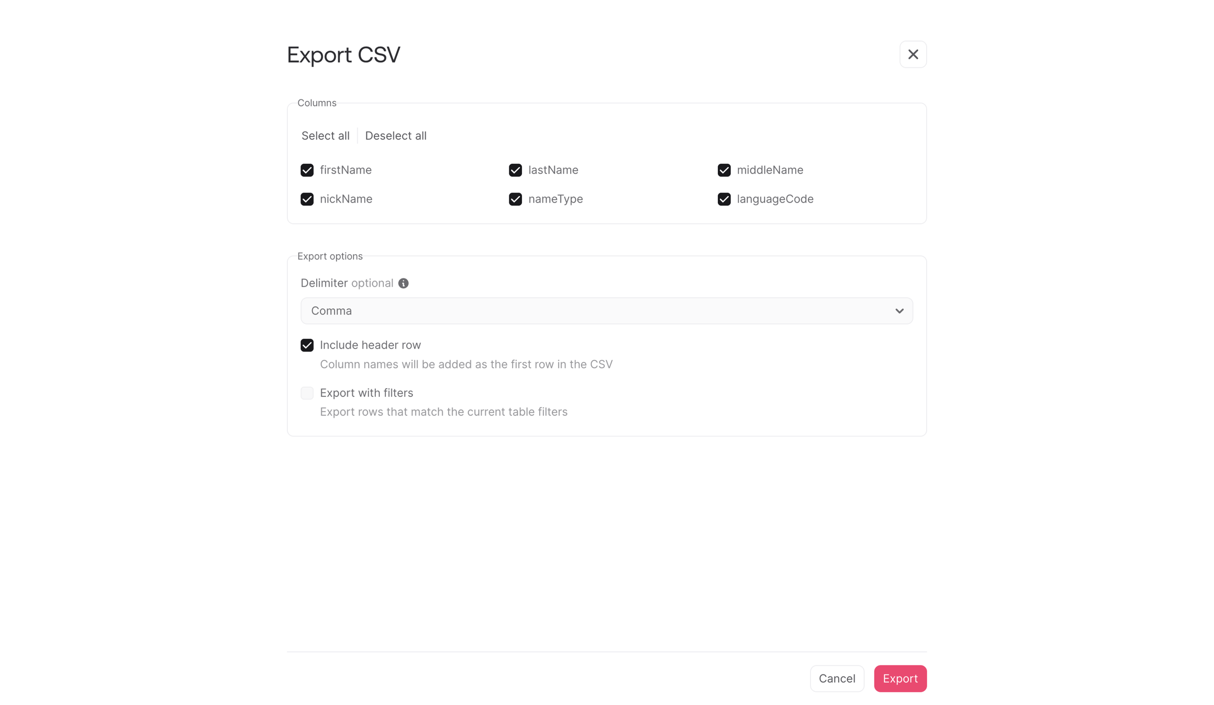 Appwrite - Name - Appwrite screen