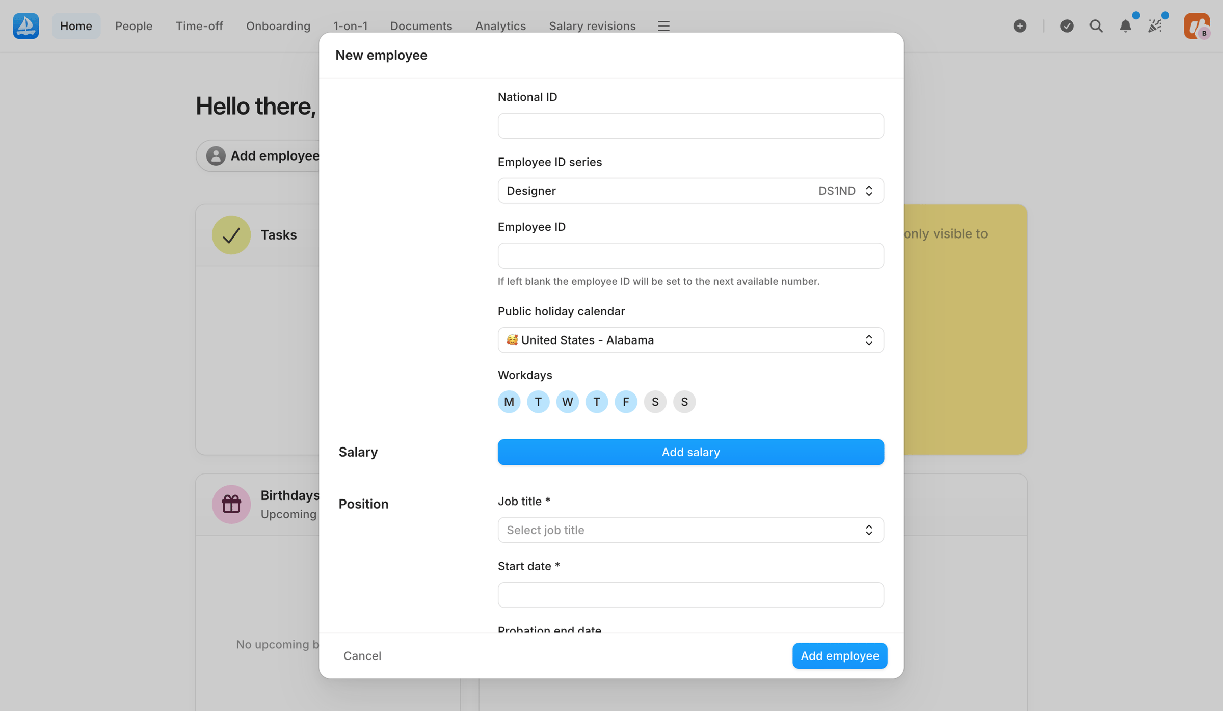 Aboard - Dashboard | Aboard screen