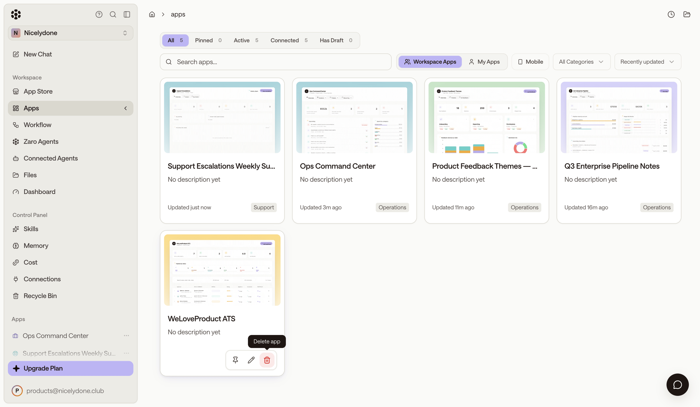 Zaro - Zaro - The Context Layer for Enterprise AI screen