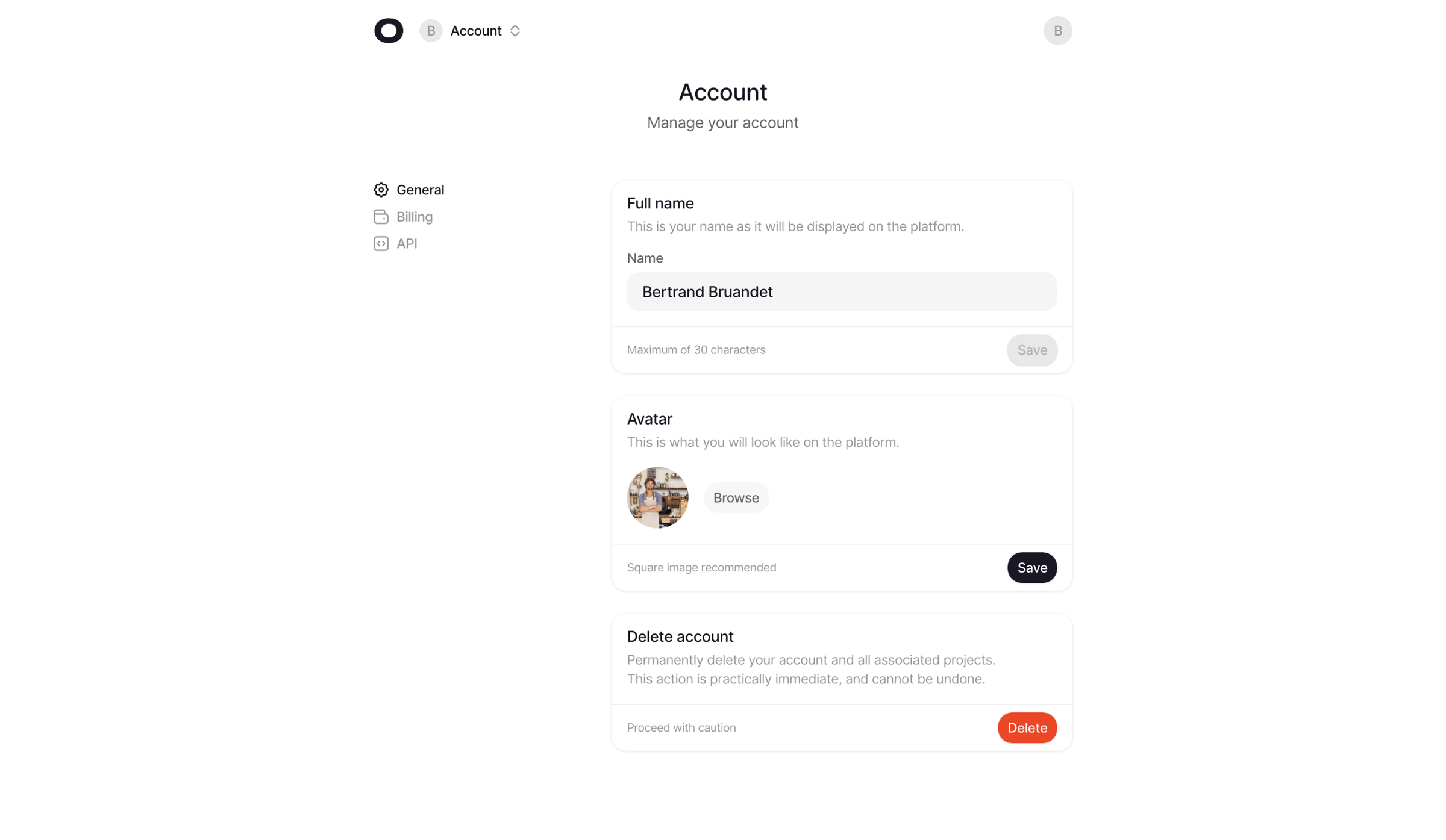 Account - Visitors from Visitors