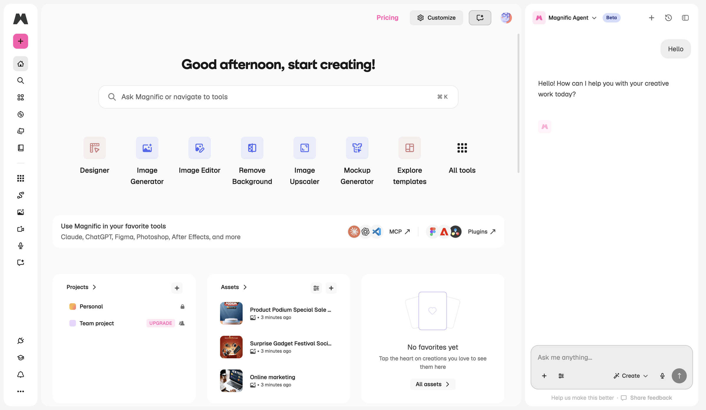 Magnific - Magnific | All-in-One AI Creative Suite screen