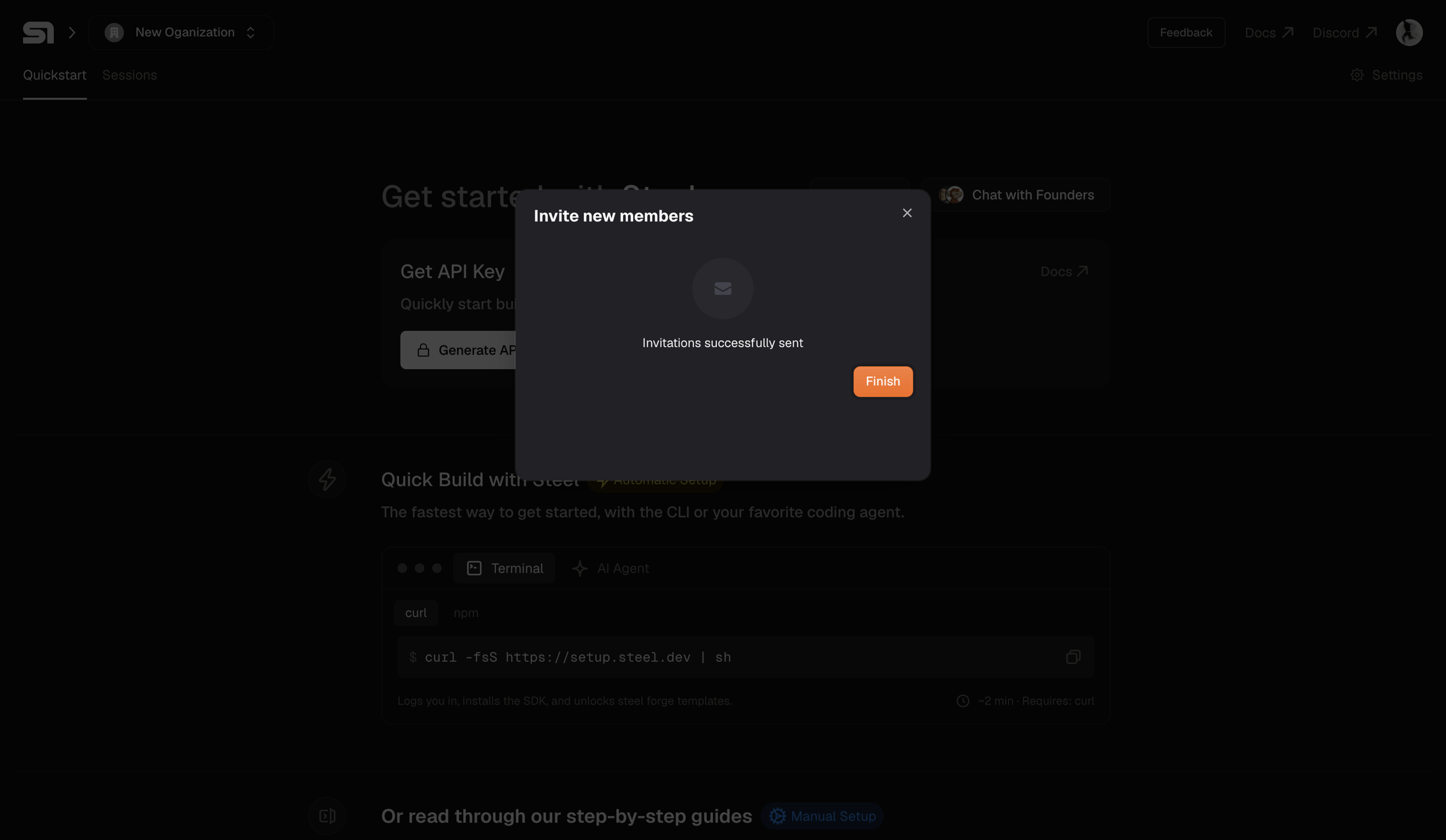 Steel - Steel | Open-source Headless Browser API screen