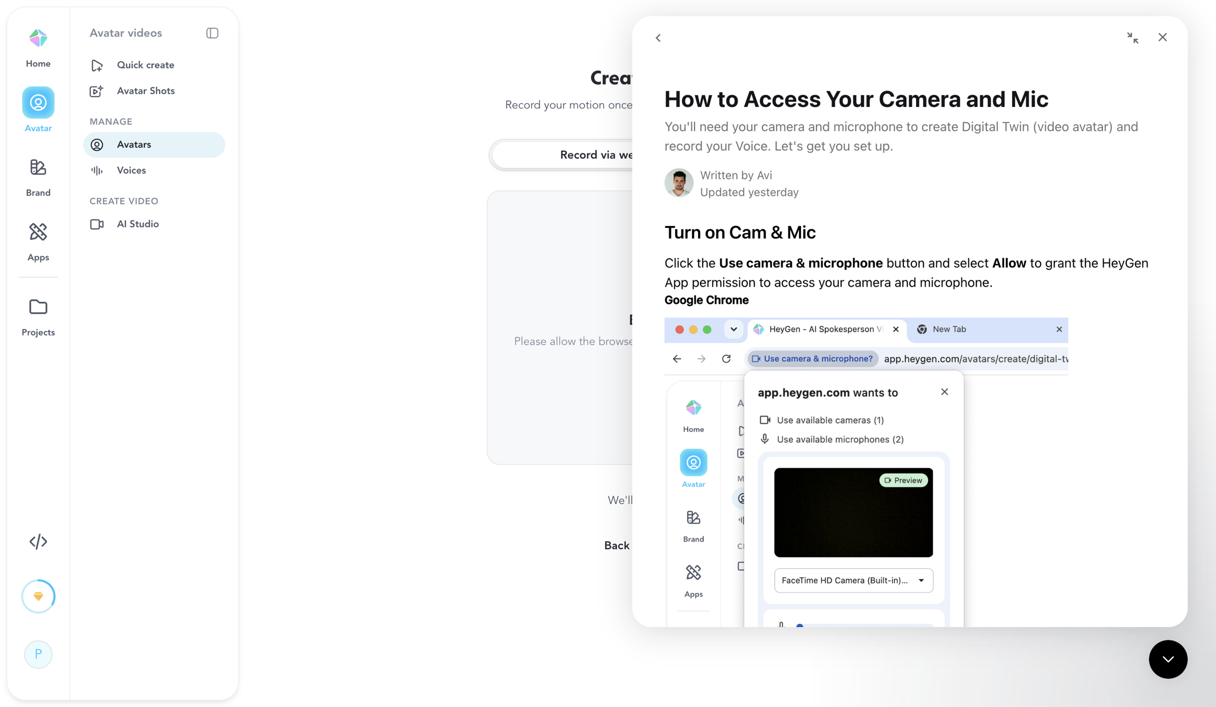 HeyGen - HeyGen - AI Spokesperson Video Creator screen