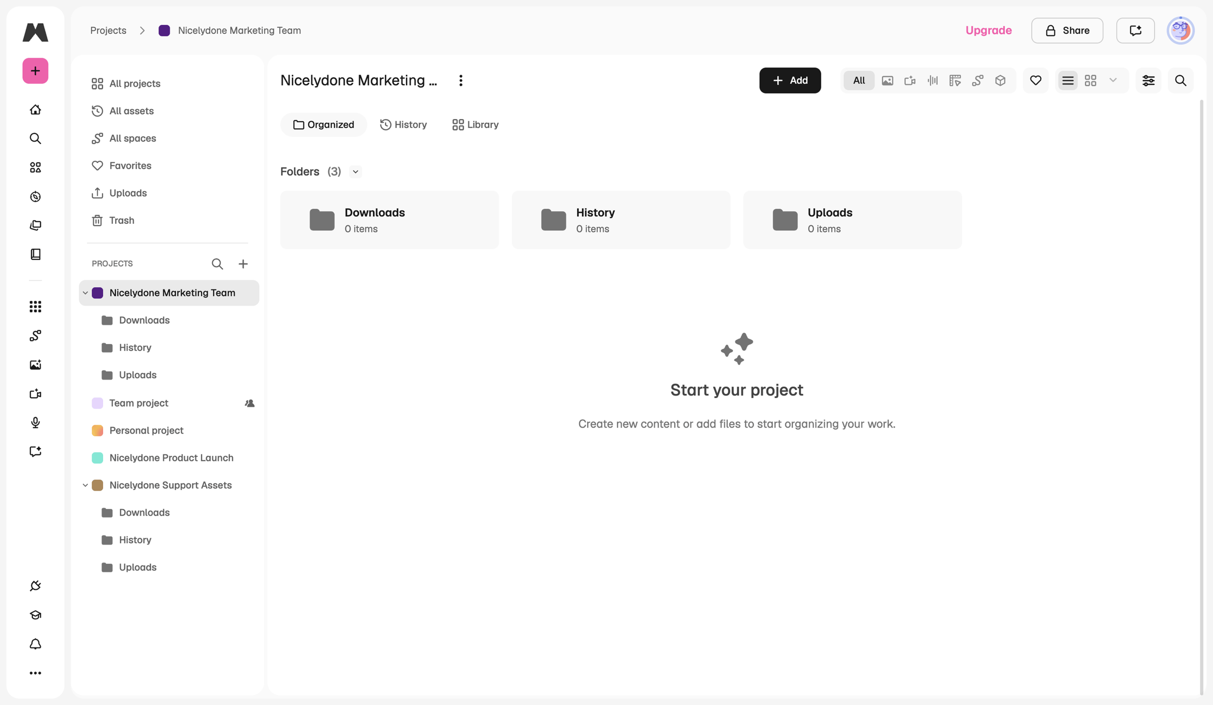 Magnific - Creations | Magnific AI screen