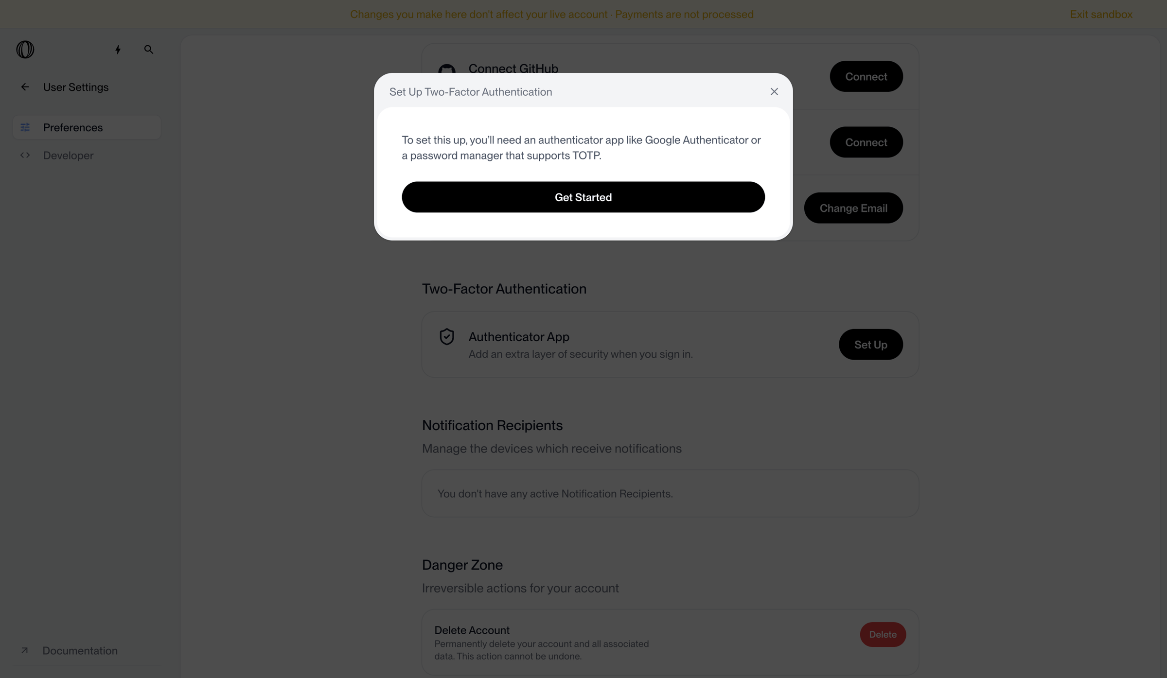 Polar - Preferences | Polar screen