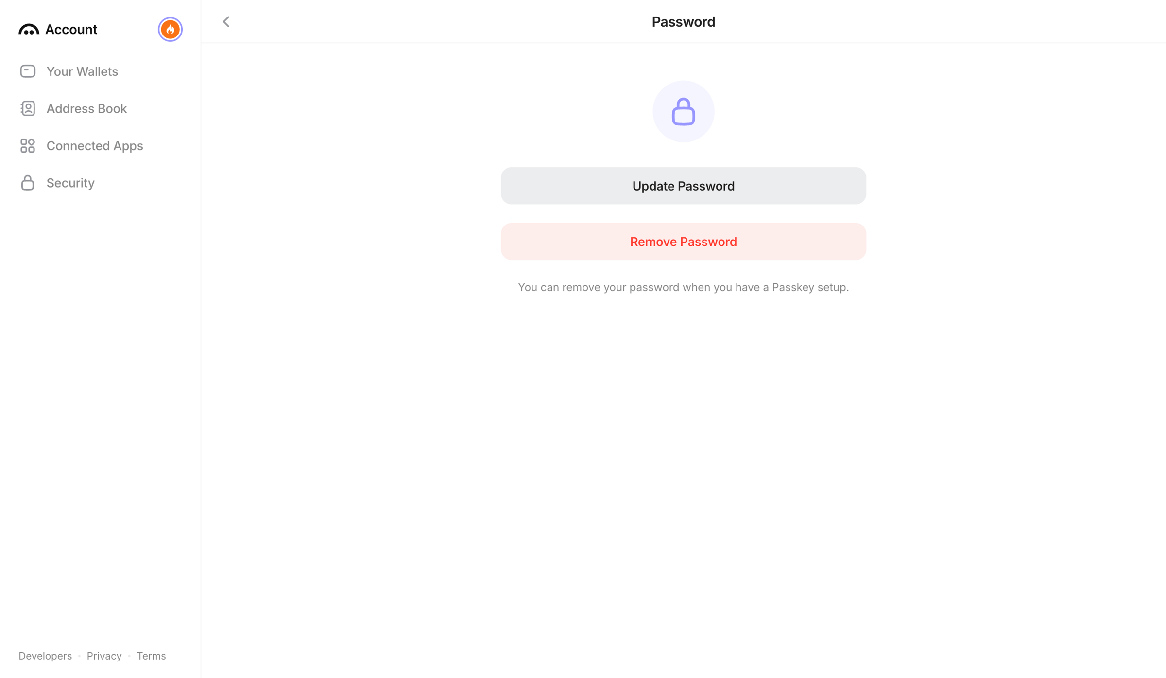 Family - Aave Account screen