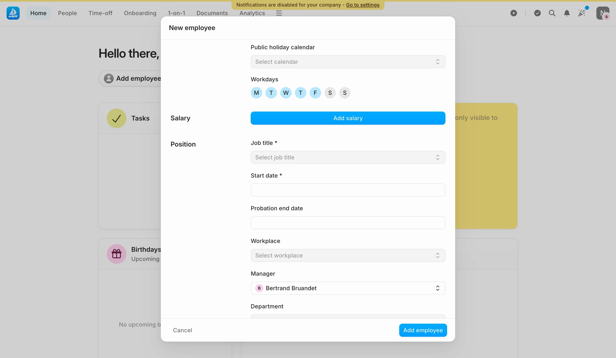 Aboard - Dashboard | Aboard screen